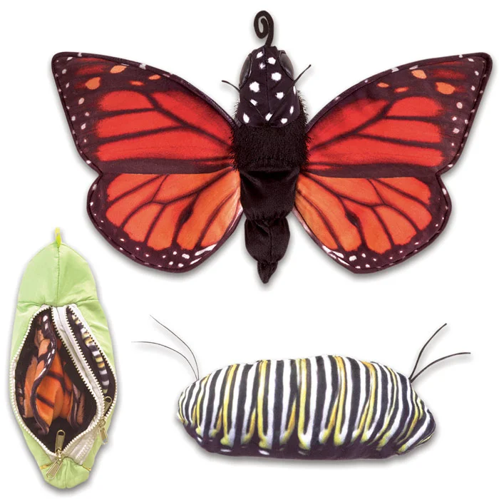 Schmetterling, Spielzeug-Schmetterling, Filz-Schmetterling, Monarch-Schmetterling, weicher Käfer?