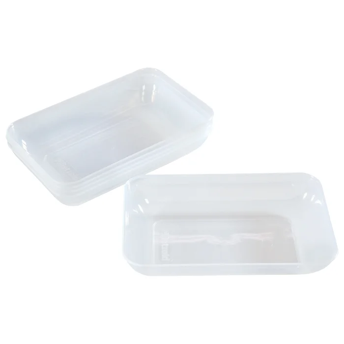 Lunchbox, Behälter, Kunststoff, Rechteckig, Transparent