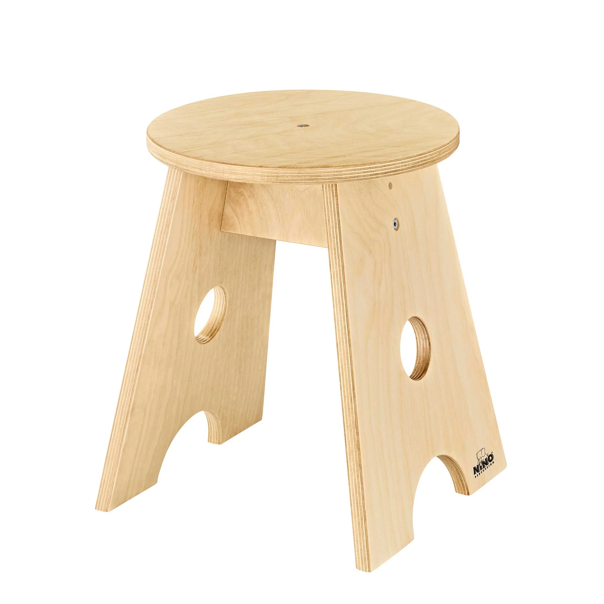 Holzbank, Sitzhocker, Hocker, Rundes Holzbrett, Holzstuhl