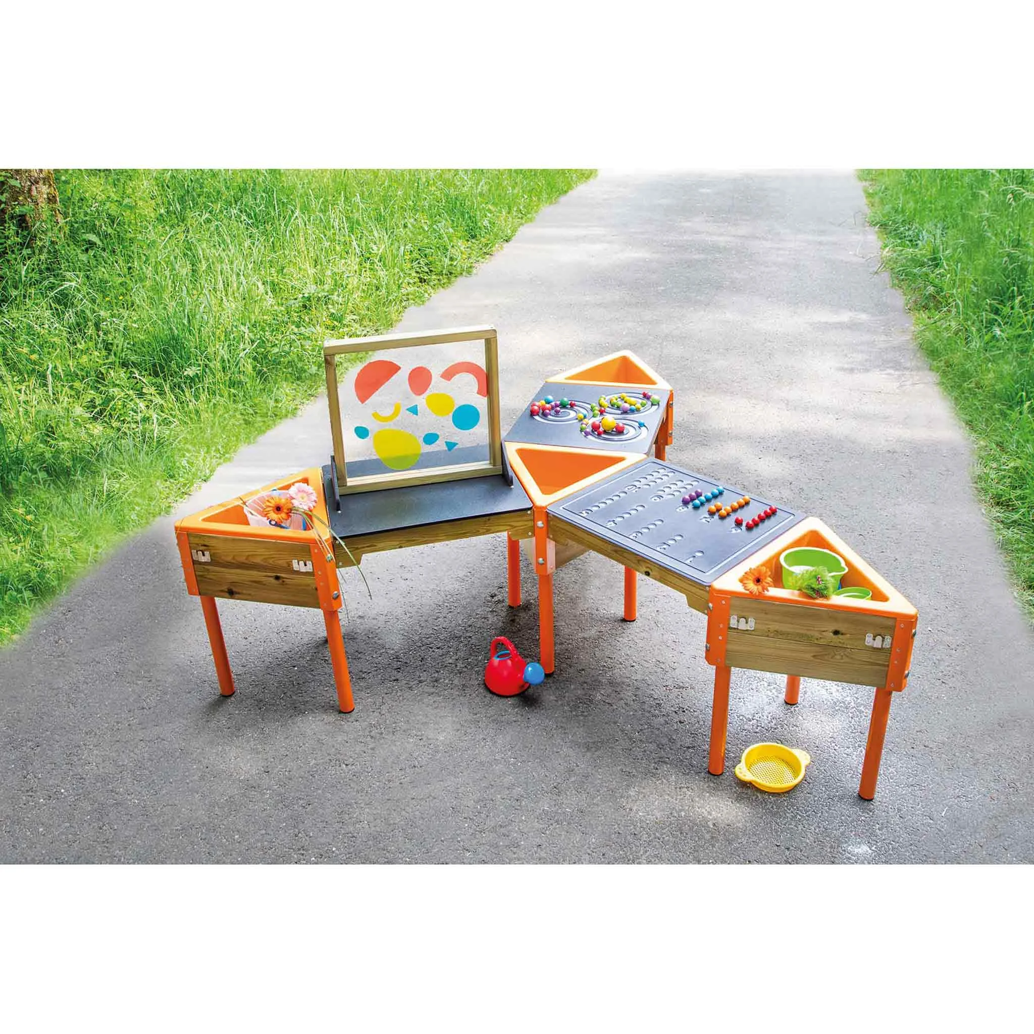 kinderspieltisch, spielset, kinderwerkbank, outdoor spielzeug, puzzle/bauschubel