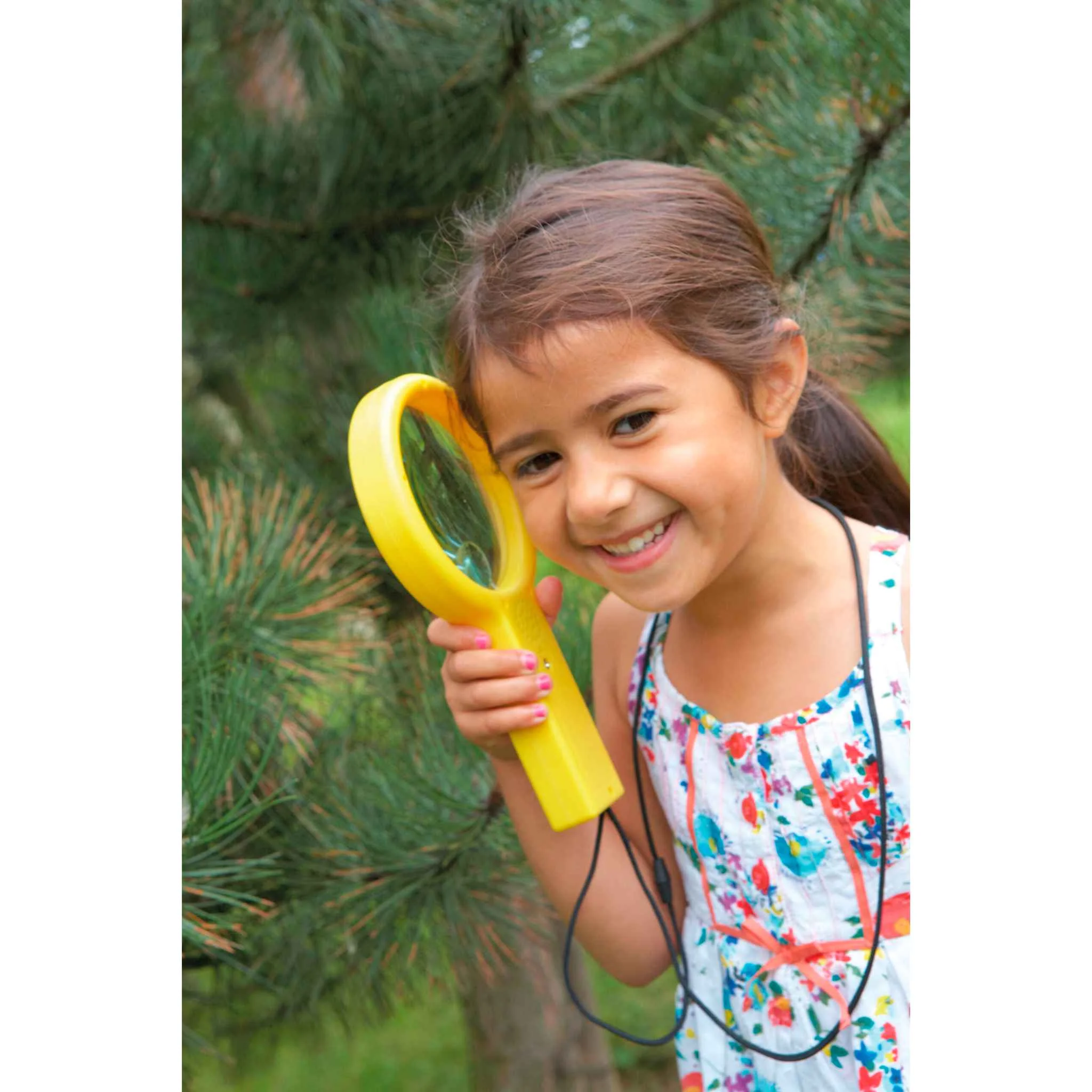 Kind, Vergrößerungsglas, Fernglas, Spielzeug, Kinder