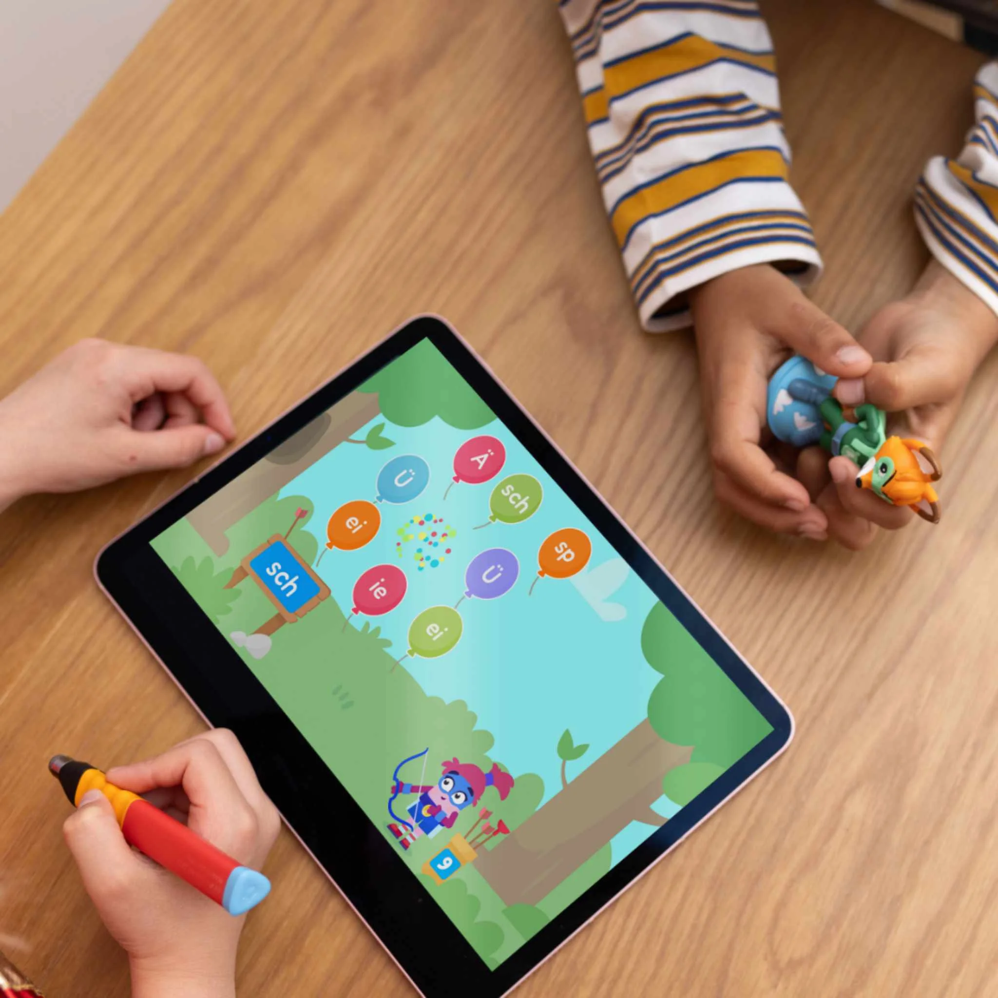 tablet, kinder tablet, digital lernspielzeug, tastatur frei, buntschrift