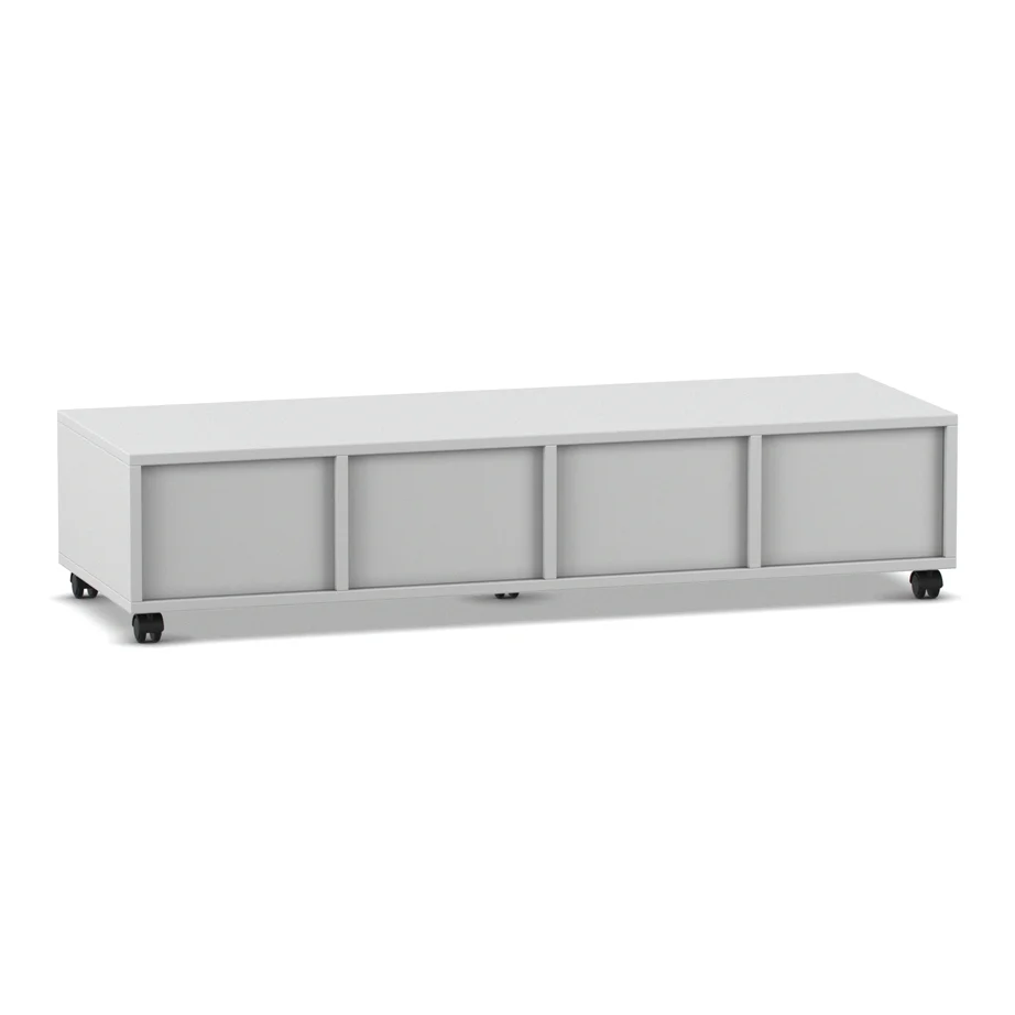 Möbelrolle, Aufbewahrungsschrank, Schuhschrank, Rollcontainer, Weiß