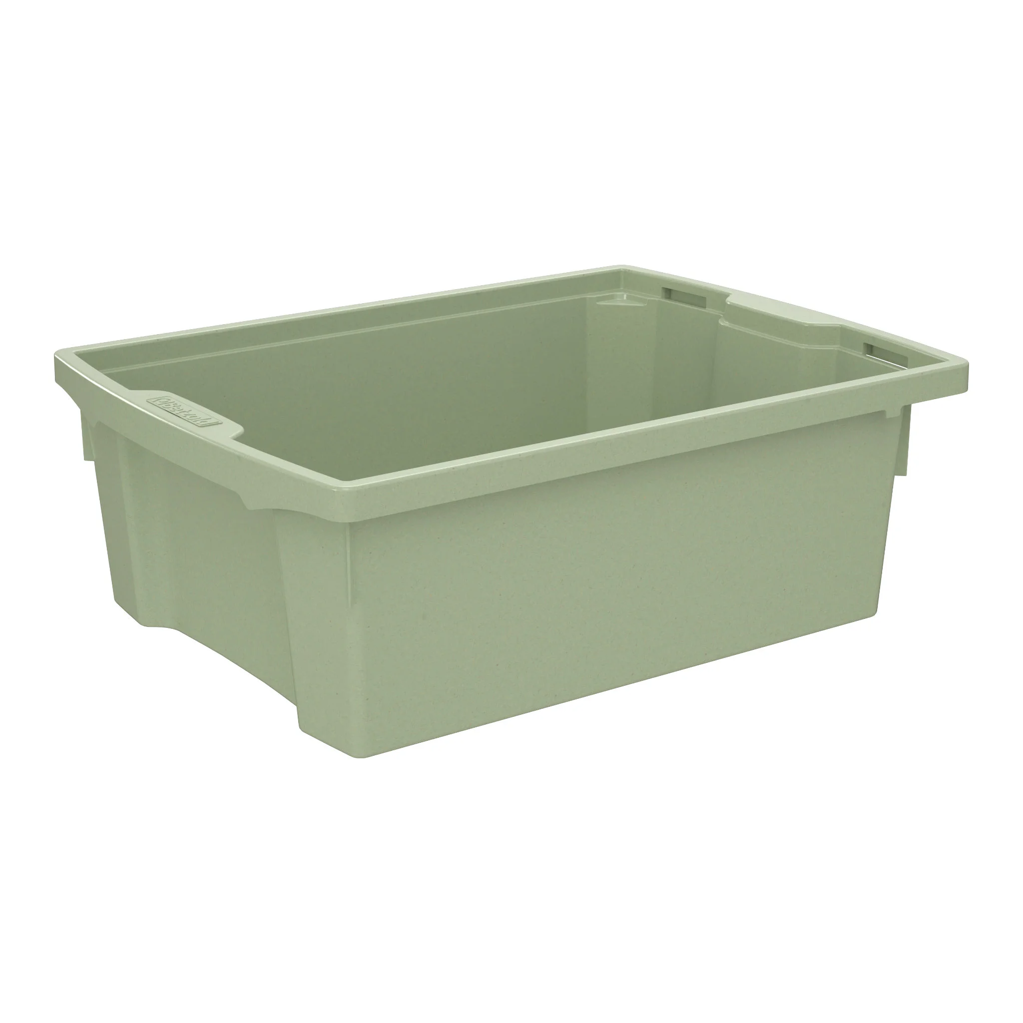 Kiste, Kunststoff, Aufbewahrung, Beige, Flache Box