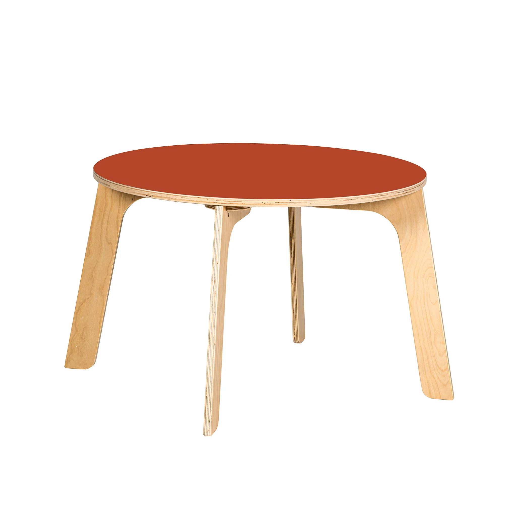 Tisch, Rund, Holztisch, Beige Holz, Holzplatte