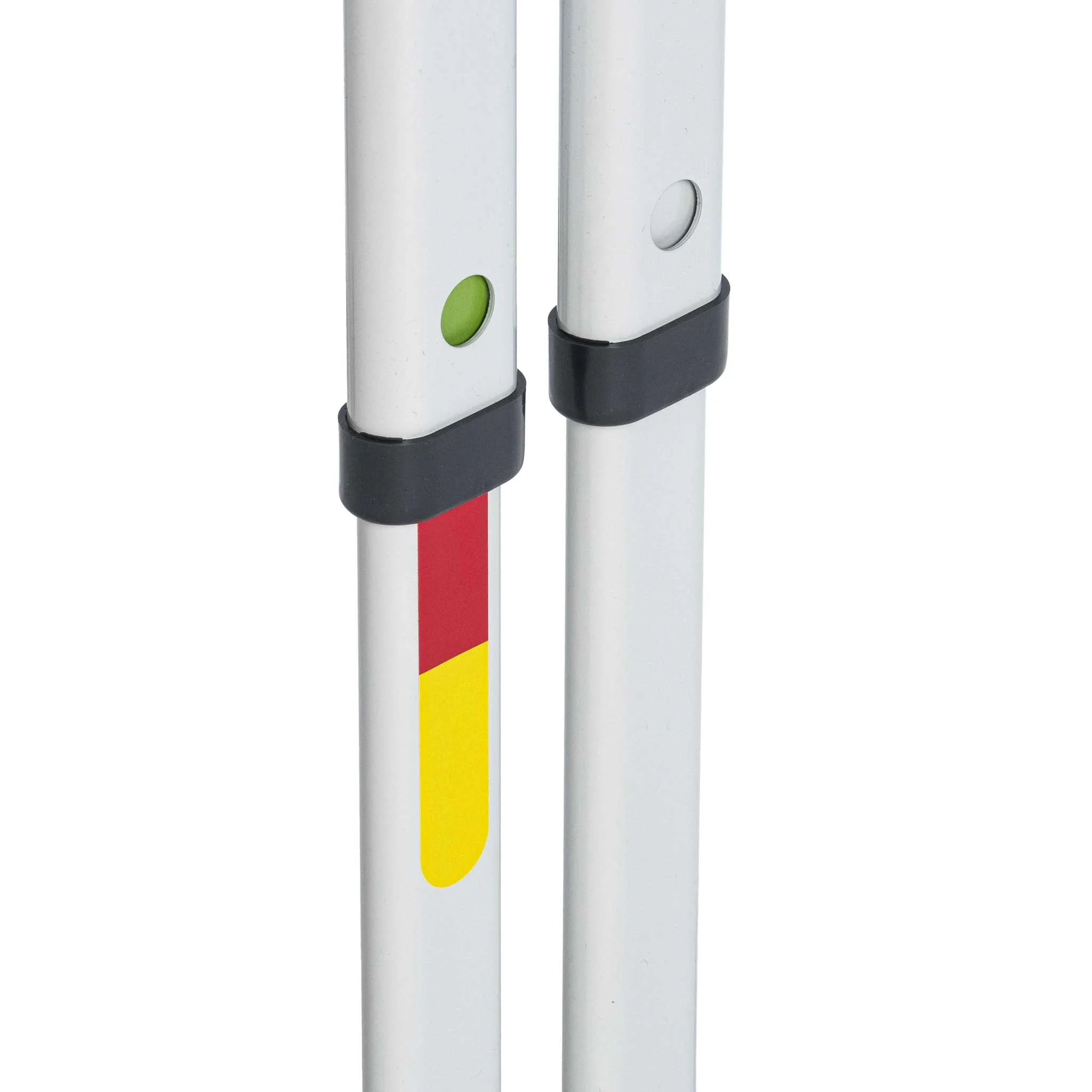 aluminium, ausklappbare stützen, farbenmarkierung, leiter, stütze
