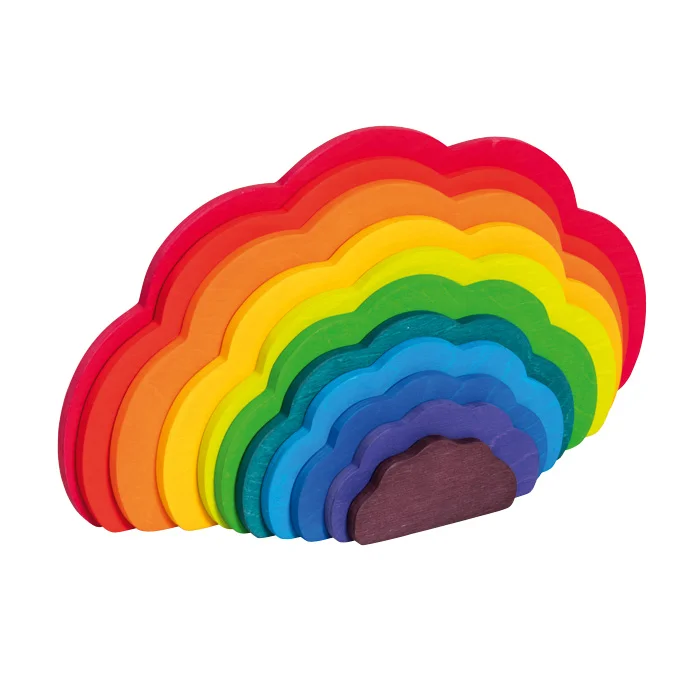 Regenbogen-Wolken