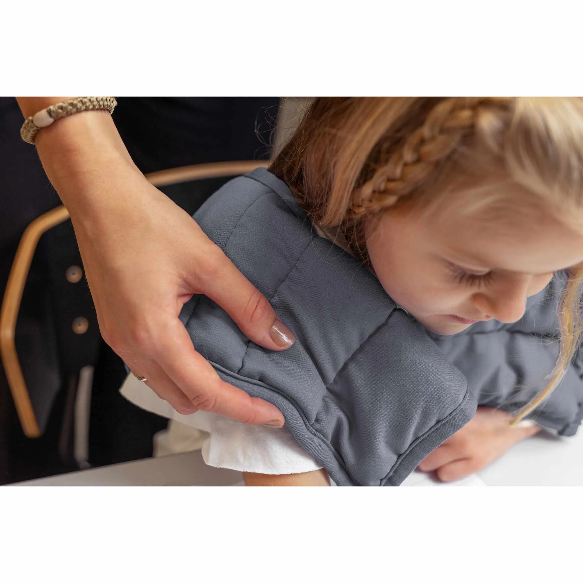 baby, child, coat, padded, gray
