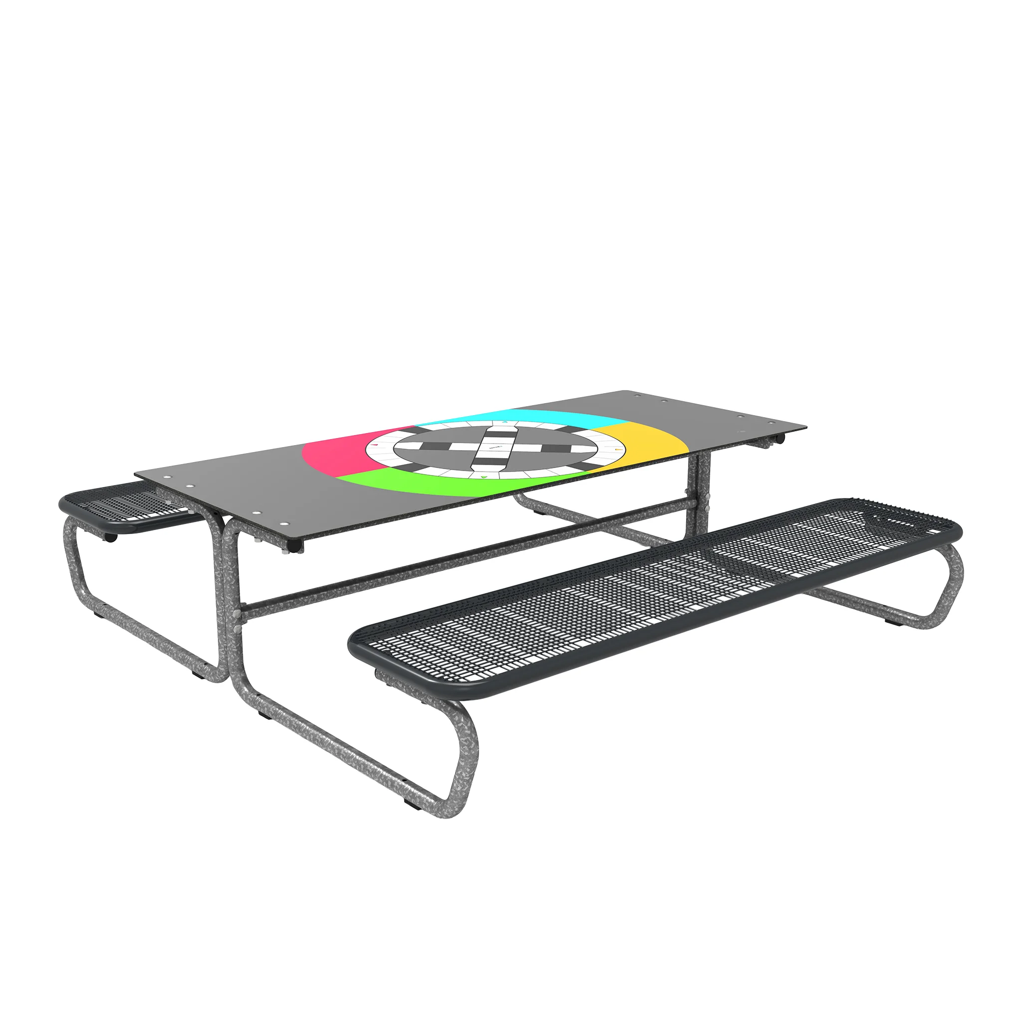 Tisch, Klimt-Farben, Metal-tisch, Gitterplatte, Sporttisch