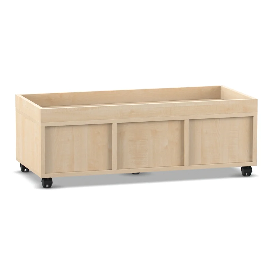 Holzkiste, Aufbewahrungsbox, Casterbox, Nutzungsbox, Panelplatte