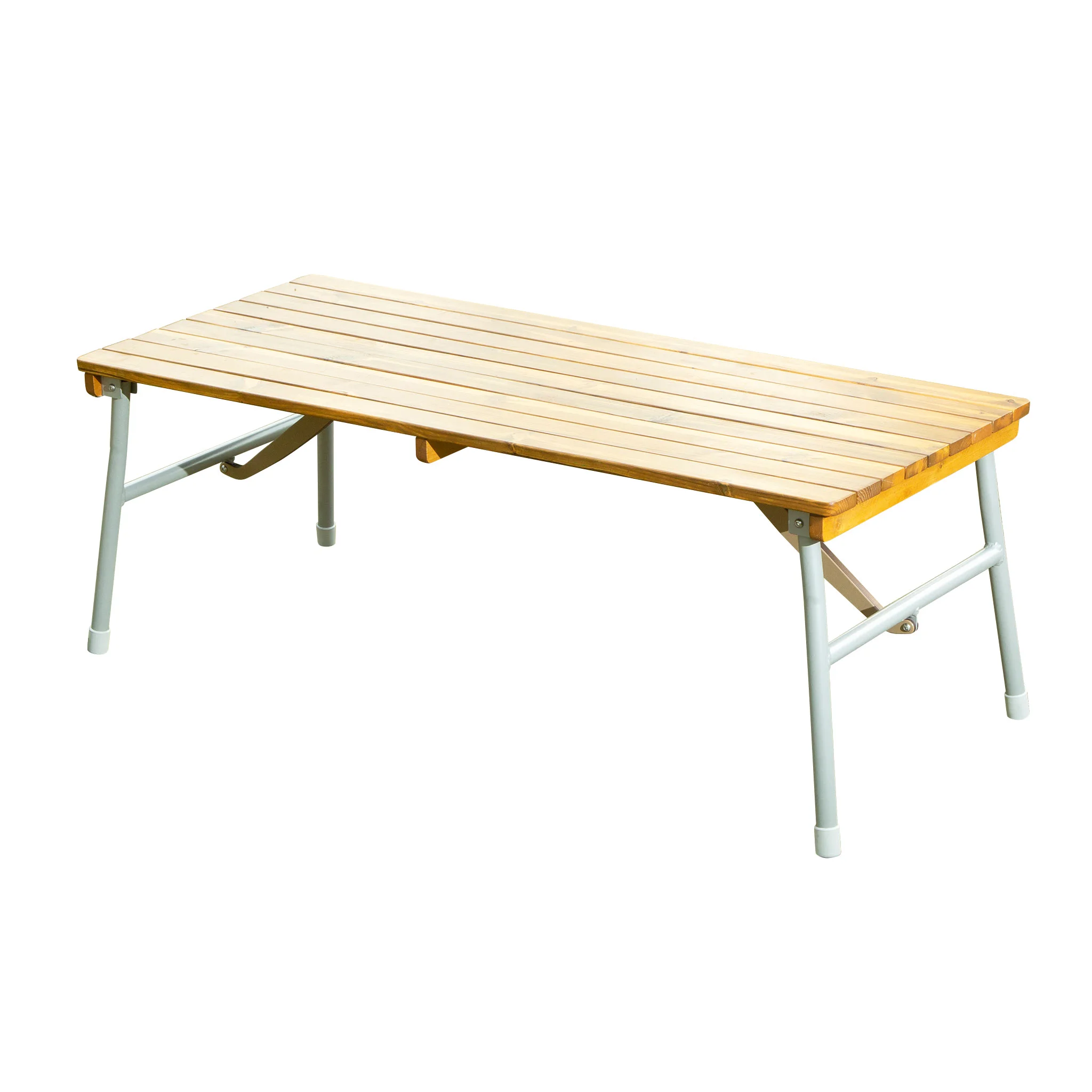 Tisch, Holztisch, Klappbeine, Holzplatten-Tisch, Sitzbank-ähnlich