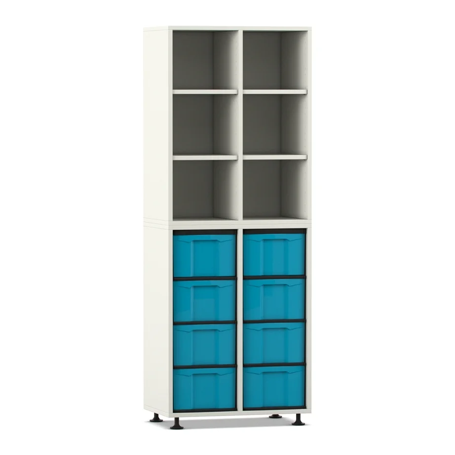 Regal, Aufbewahrung, Schubladen, Boxen, Schrank