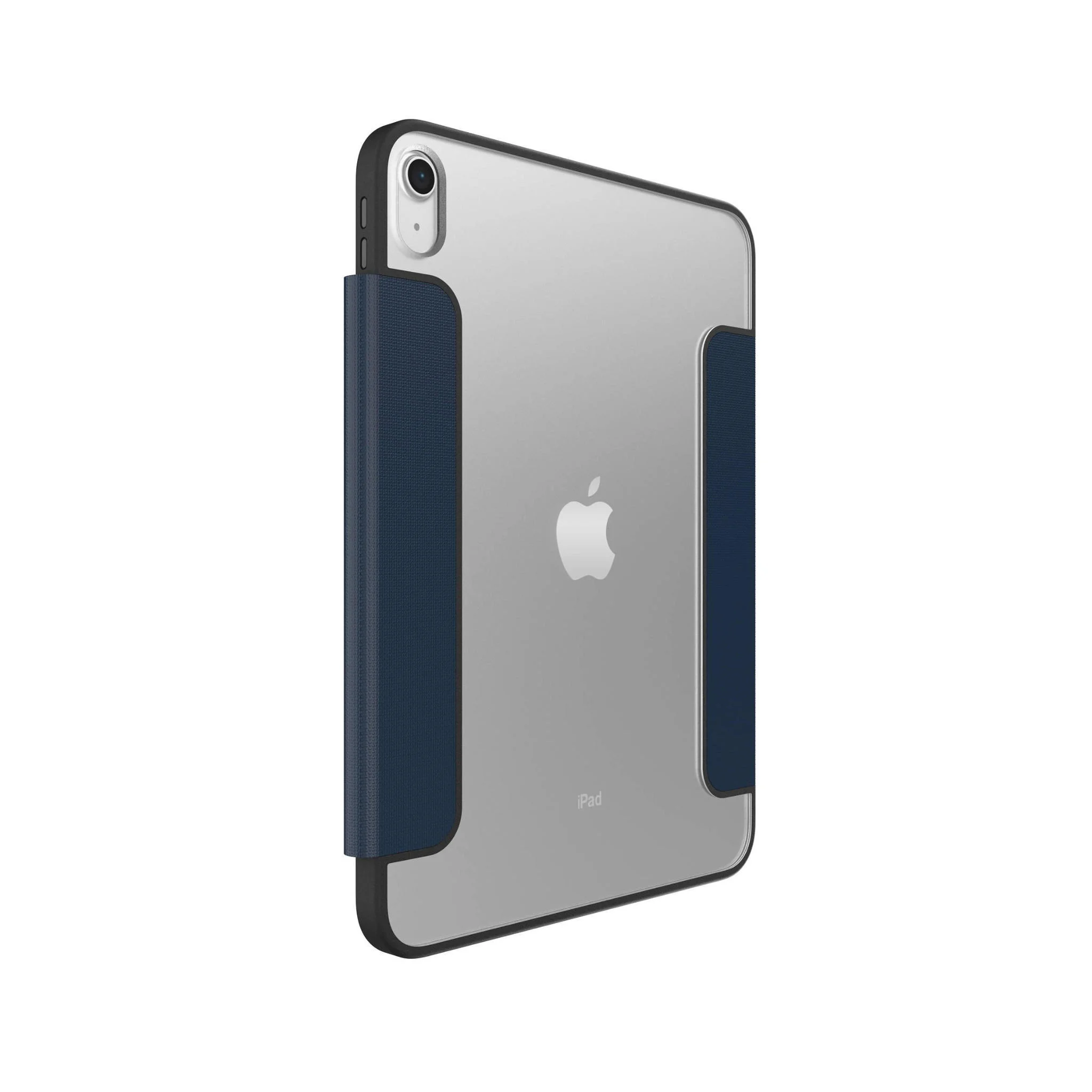 iPad-Hülle, Rückseite Hülle, Duale Farbe, blaue Akzente, Schutzhülle