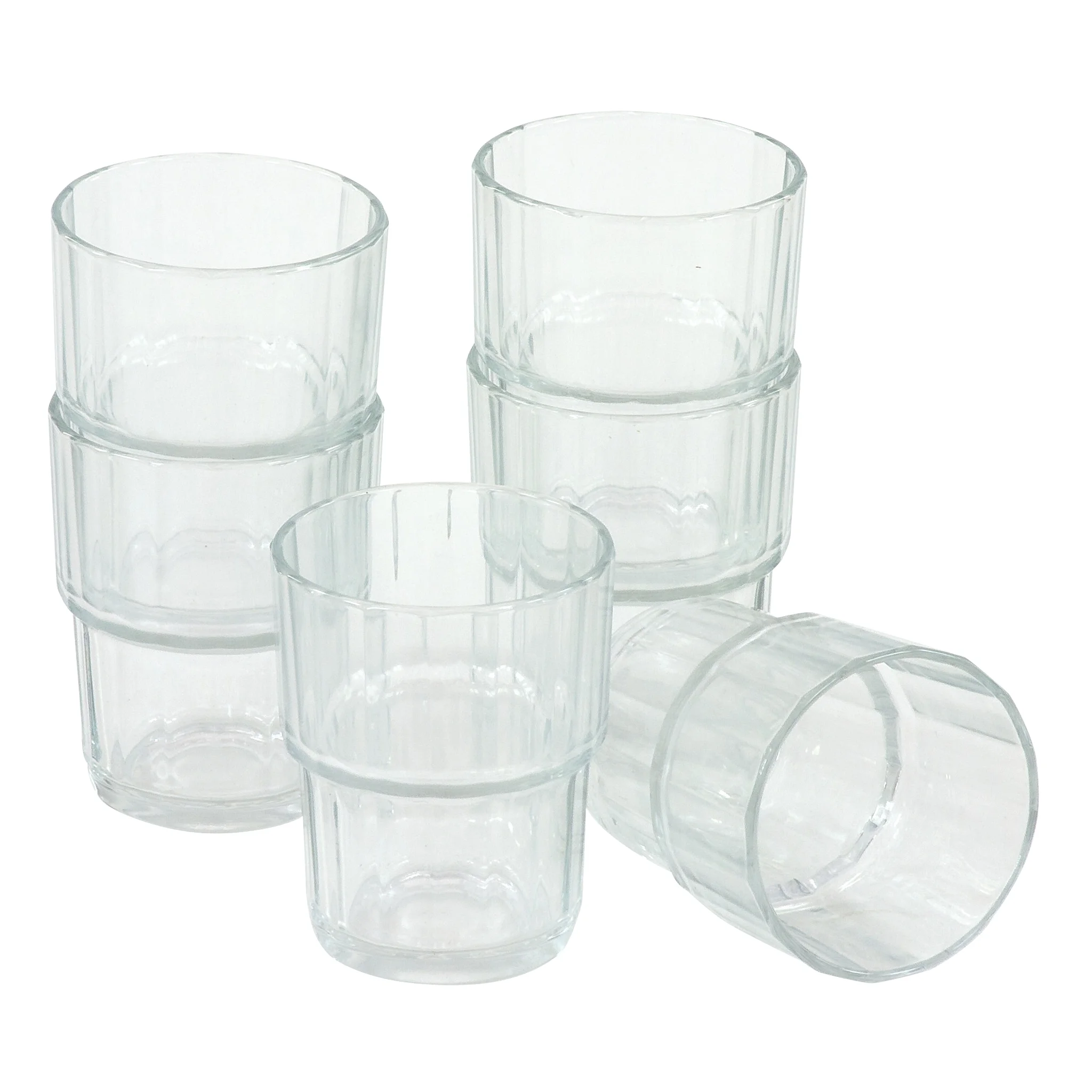 Gläser, Wassergläser, Klarglas, Stapelglas, Trinkgläser