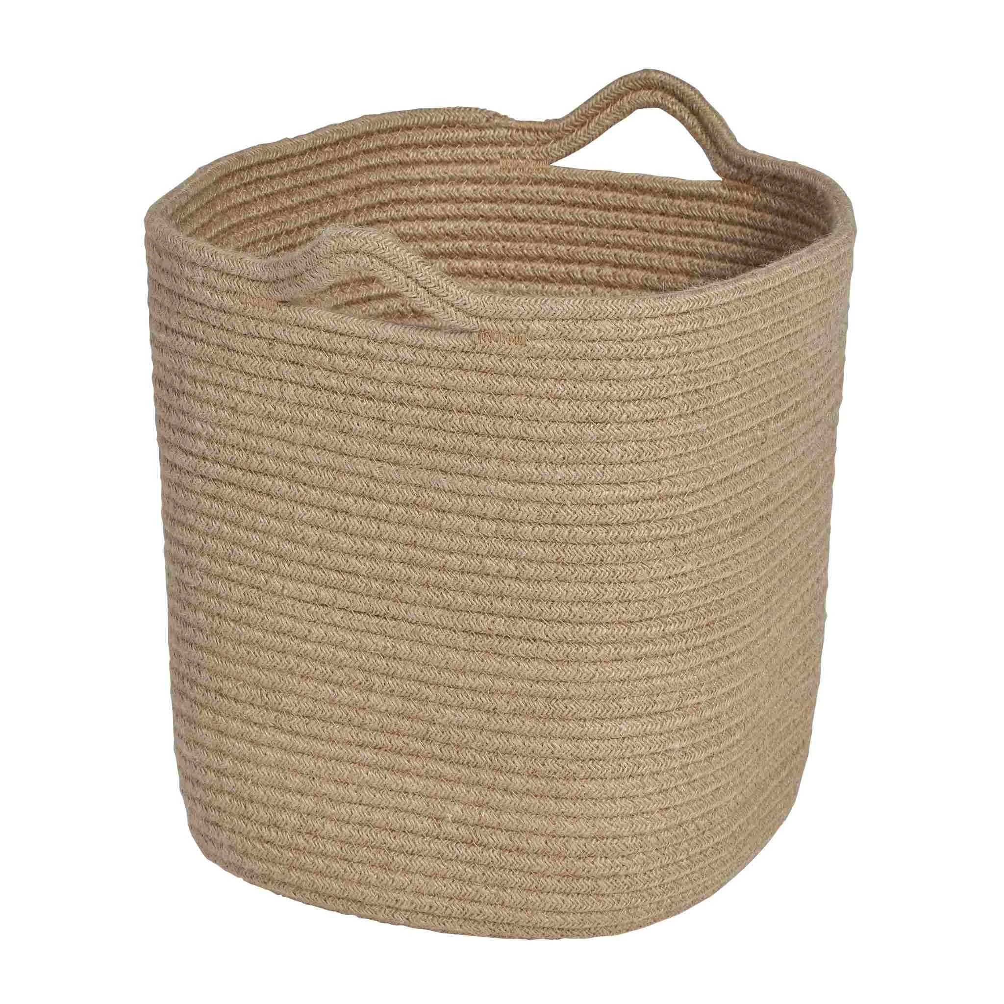 Seagrasskorb, Aufbewahrungskorb, Geflochtener Korb, Natürliche Farbe, Runder Tellerkorb