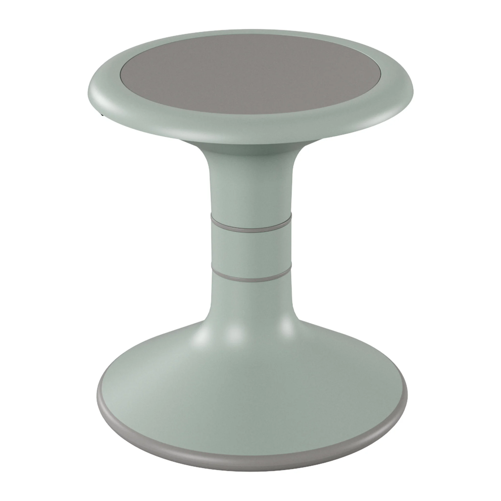 Beistelltisch, Runder Tisch, Beige/Grün, Metall, glatte Oberfläche