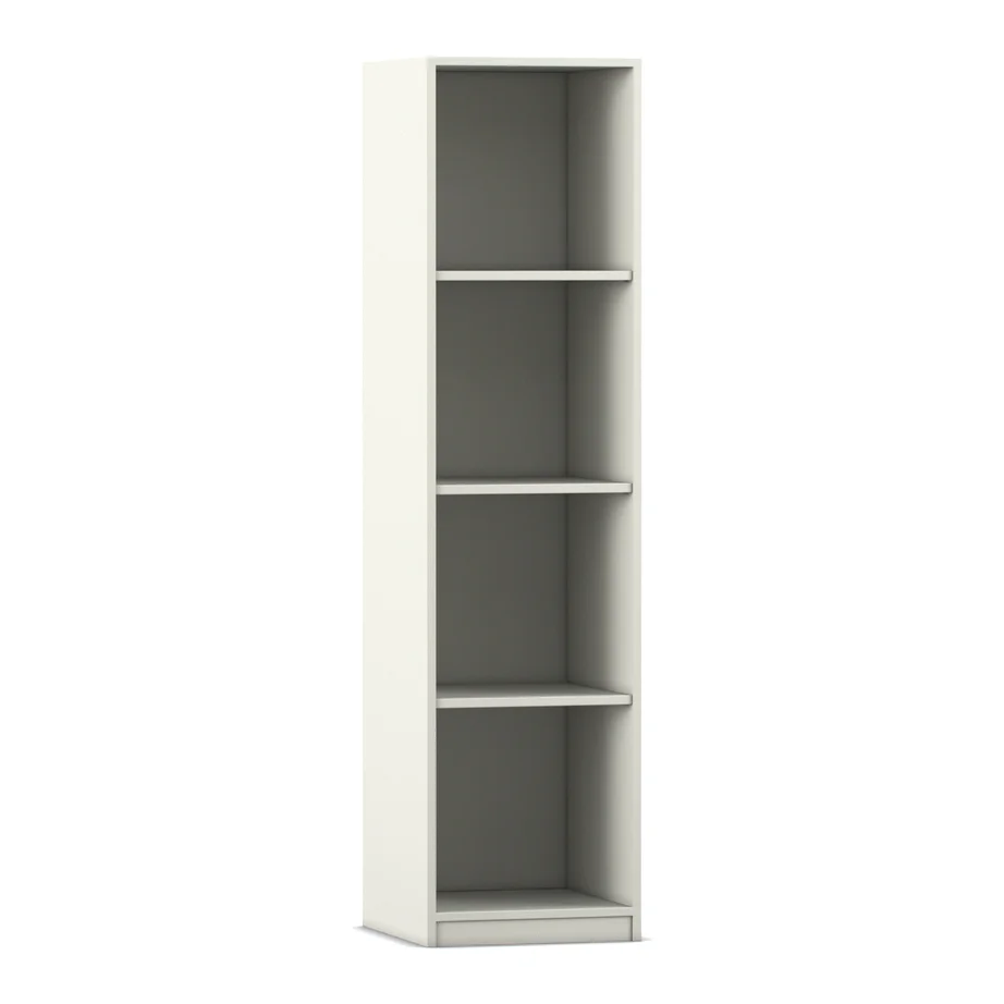 Schranksystem, Bücherregal, Regal, Slim Regal, weiß
