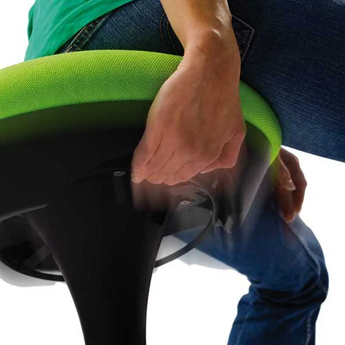 stuhl, pufferstuhl, softdesk, stuhlbezug, grün