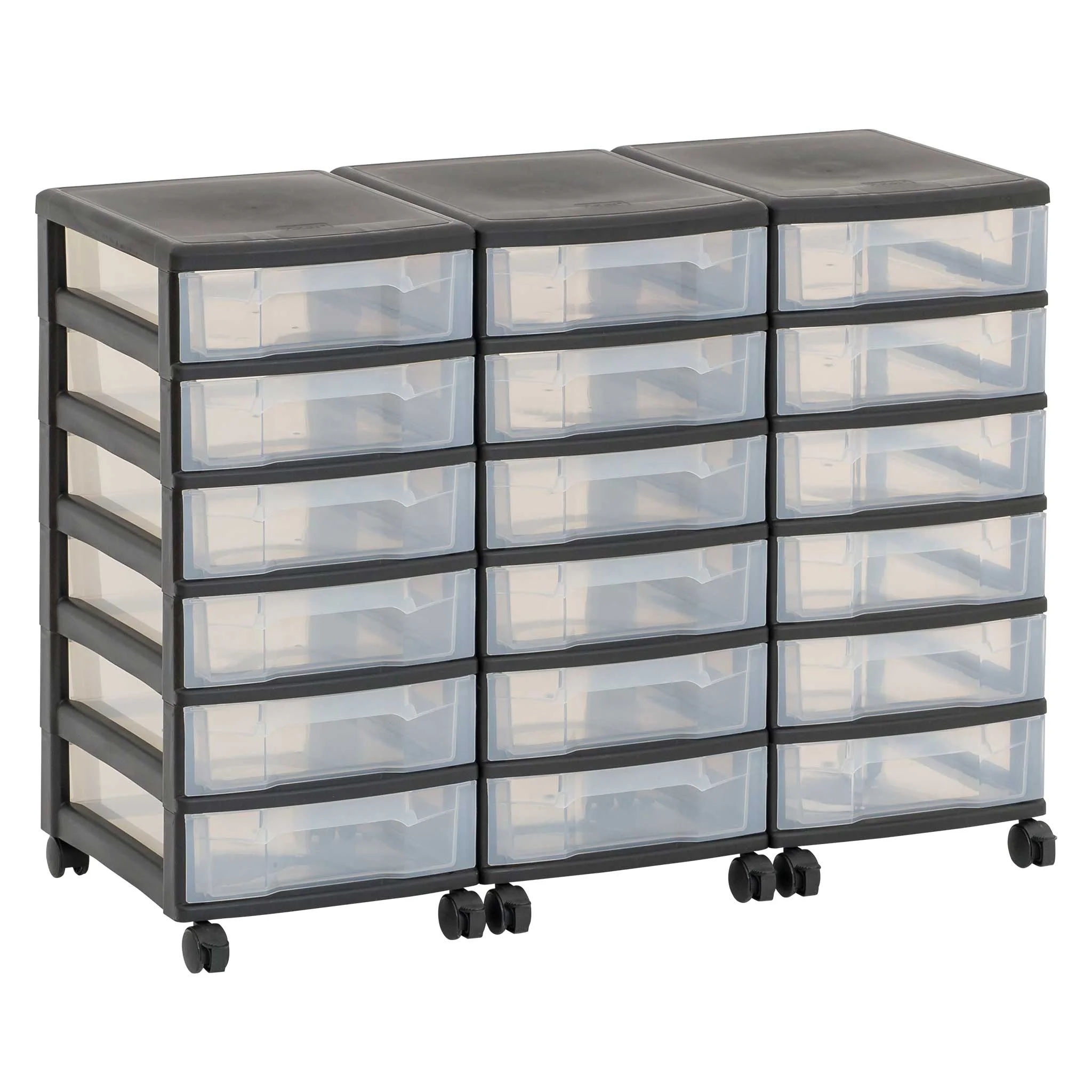Schubladenbox, Aufbewahrungsbox, Rollboden, Körbe, Kunststoff, rollen, transparente schubladen