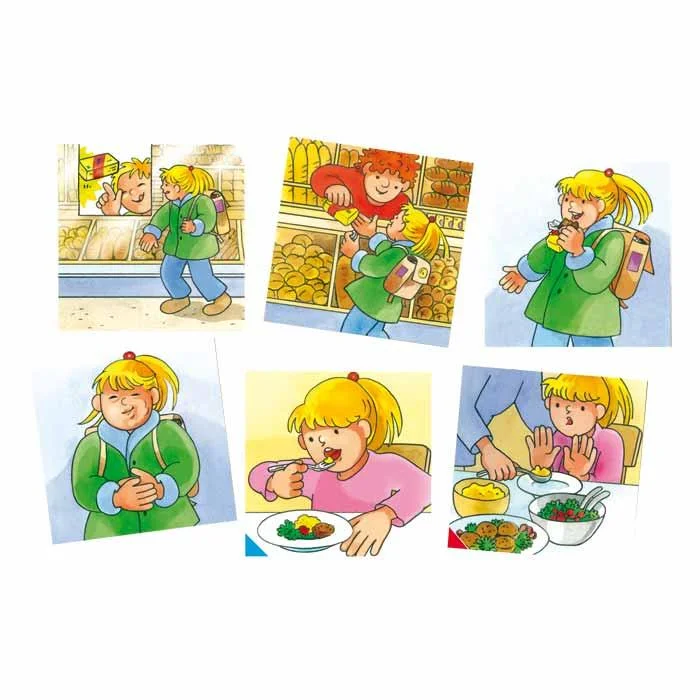 Kind, Snack, Essen, Tochter, Sitzend