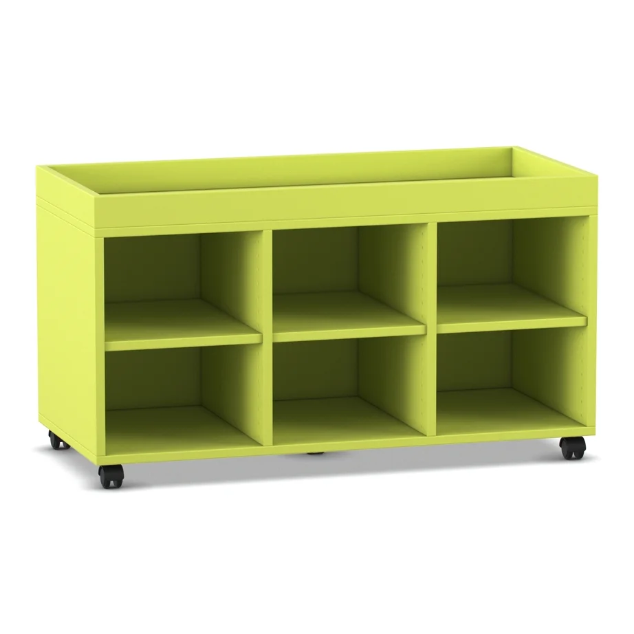 Sideboard, Aufbewahrungsschrank, grün, rollbare Möbel, Kubusschrank