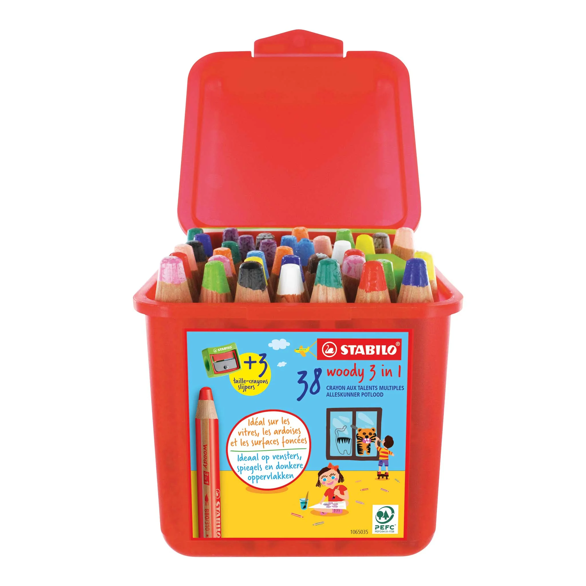 Stabilo Woody 3 in 1, Vorratspack
