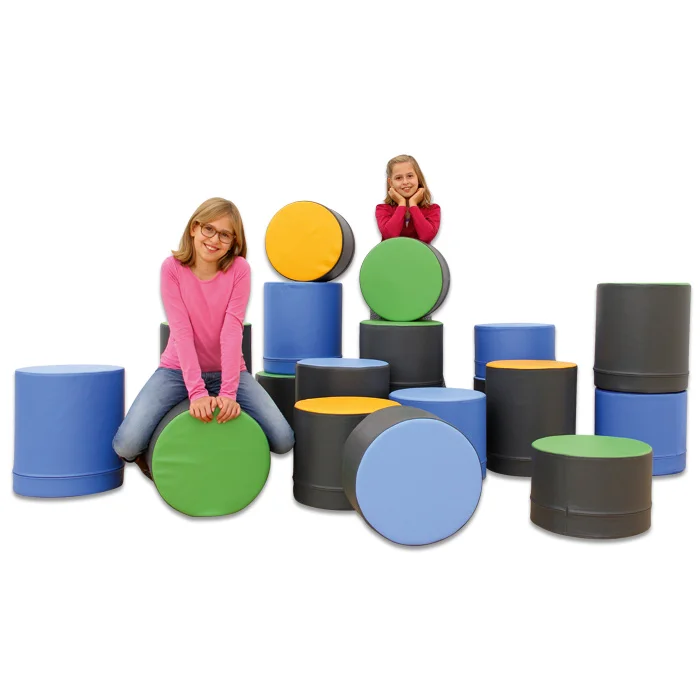 Stuhlblock, Sitzwürfel, Kinderkissen, Röhrenhocker, Pädagogisches Spielzeug