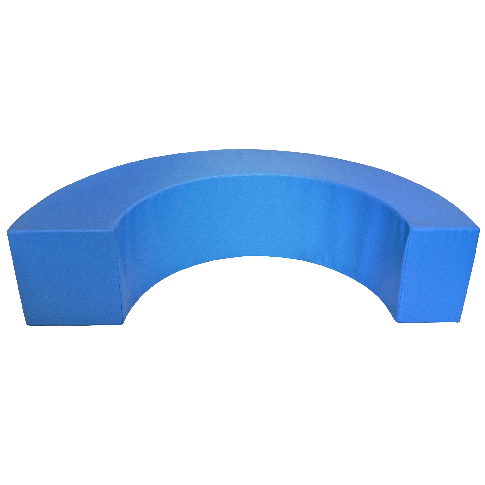 Sofapolster, Halbkundige Couch, Kissenbereich, Blau, Integrale Sitzbank