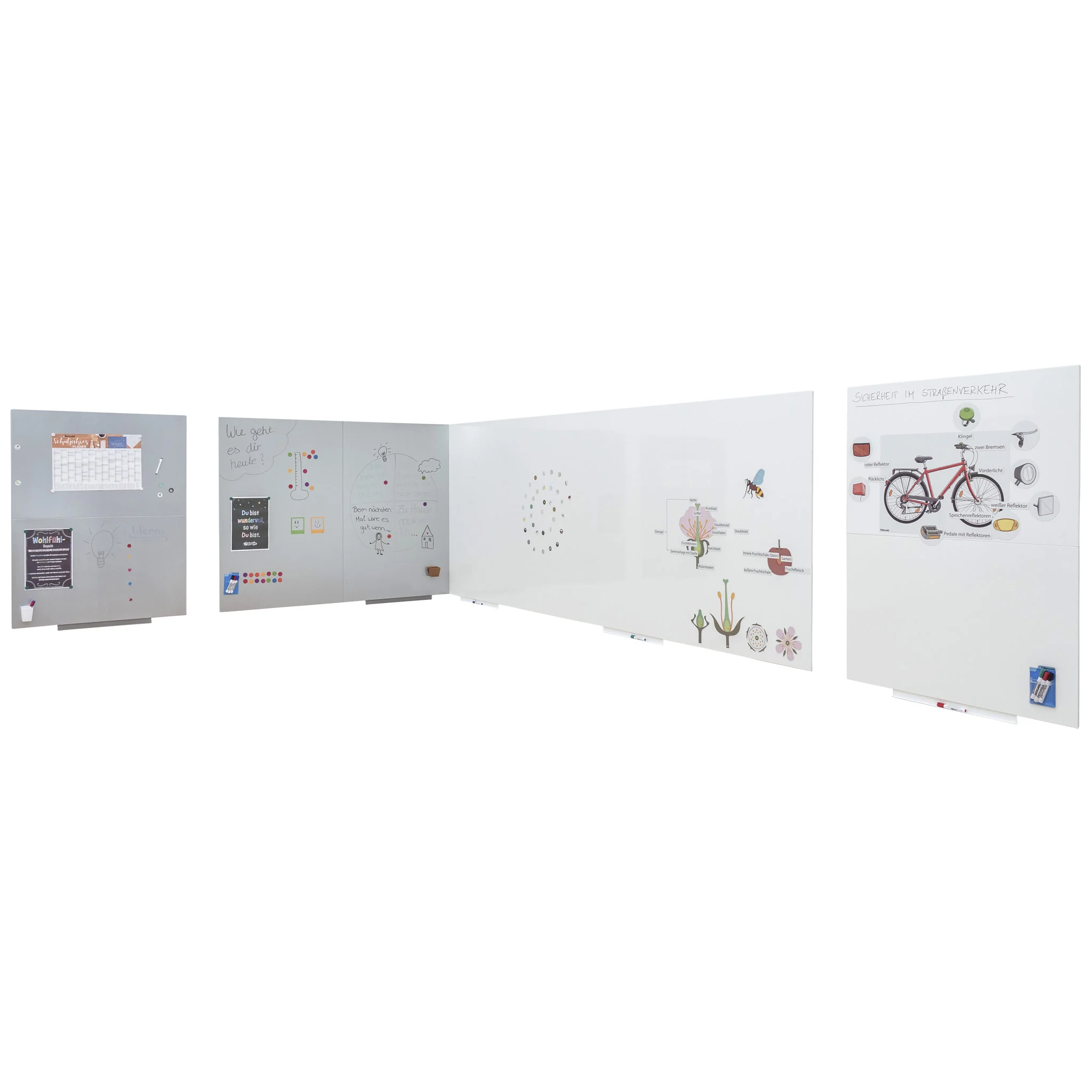 wandtafel, Magnetwand, Posterwand, Whiteboard, Kreativwand