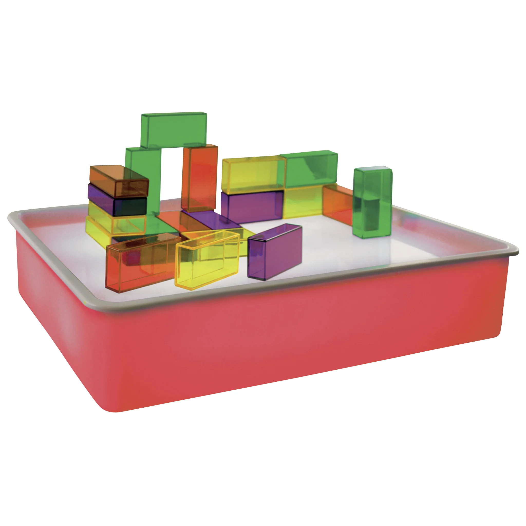 Baukasten, Transparente Blöcke, Spielset, Kunststoffbausteine, Magnetbausteine