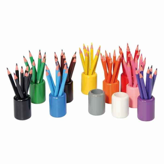 Buntstifte, Buntstifte in Halter, Bleistifte, Farben, Stifte-Set