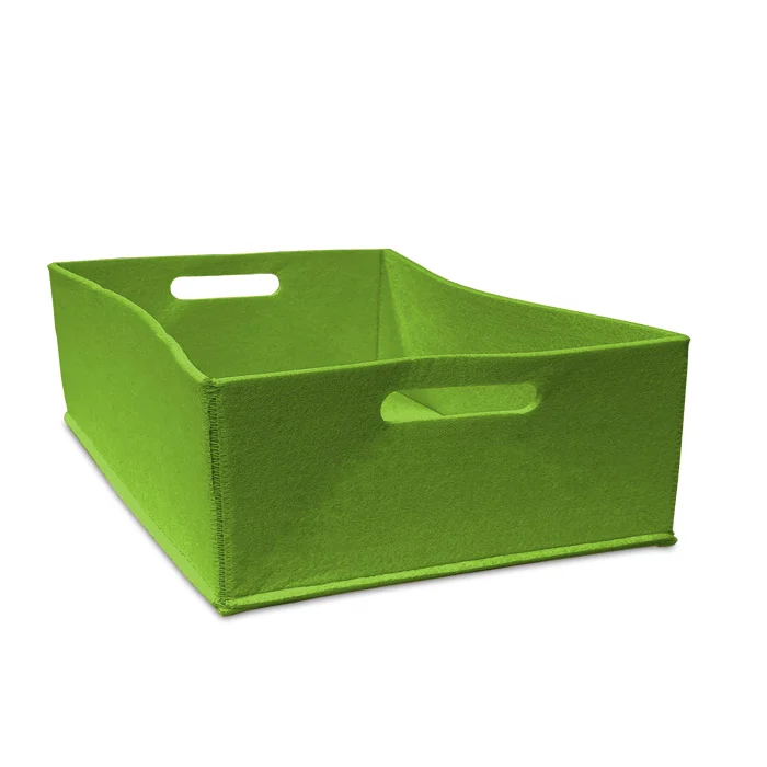Korb, Aufbewahrungsbox, Stoffbox, Grün, Aufbewahrung