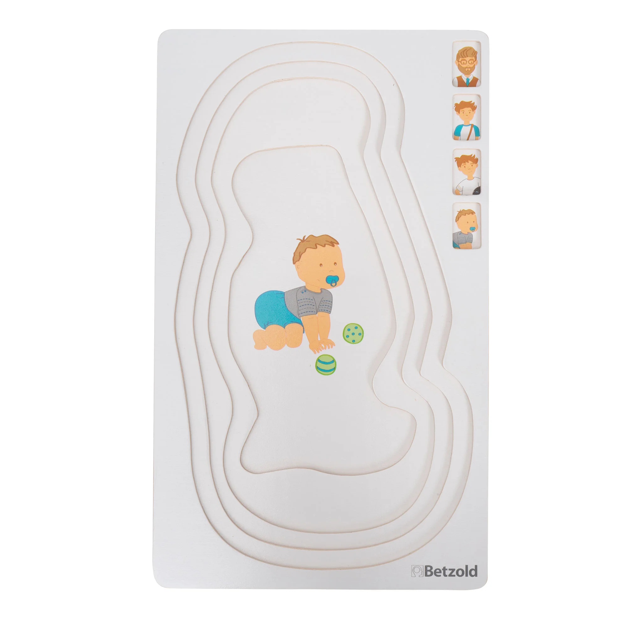 baby, pacifier, puzzle, curved mats, Betzold