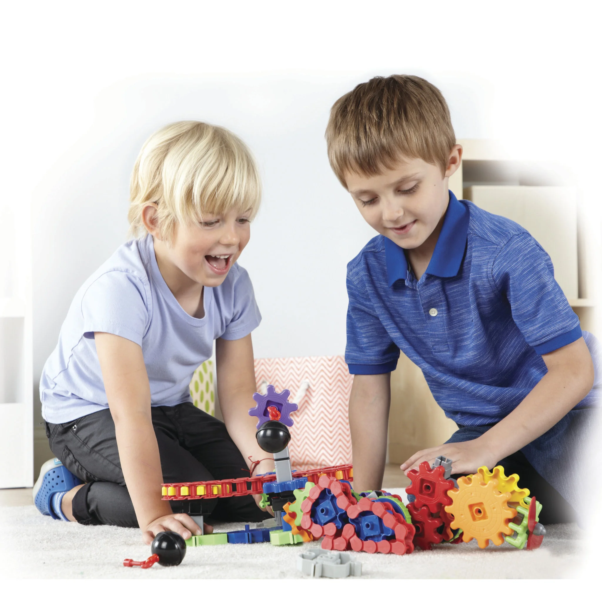 Spielzeugbaukasten, Bausteine, Zahnrad, Klemmbausteine, Konstruktion