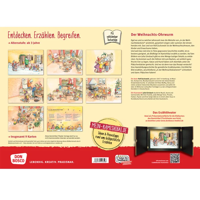 Kinderbuch, Ohrwürmer, Bildgeschichte, Erzählheft, Hörbuch