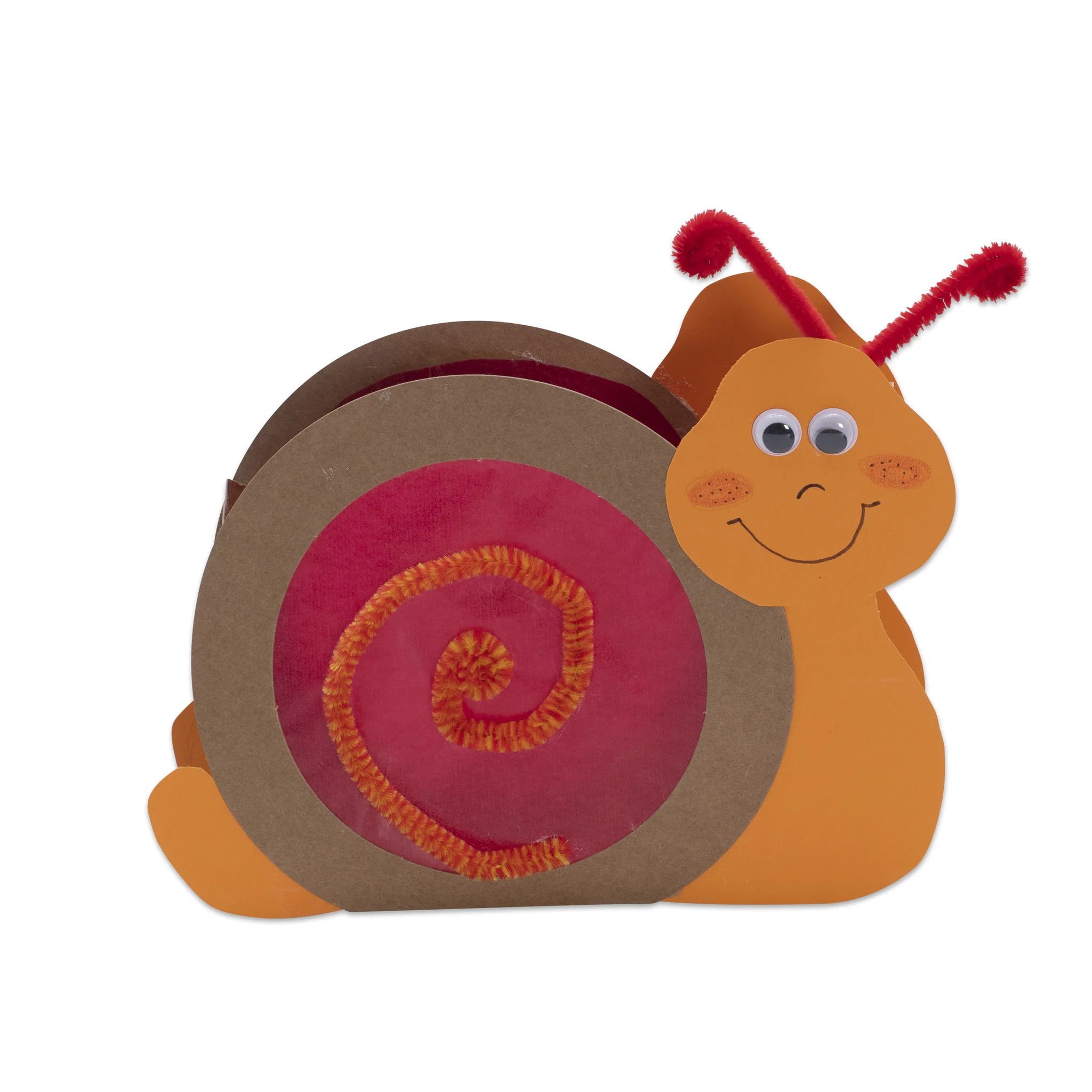 Schnecke, Kunststoff, Spirale, rosa, orange