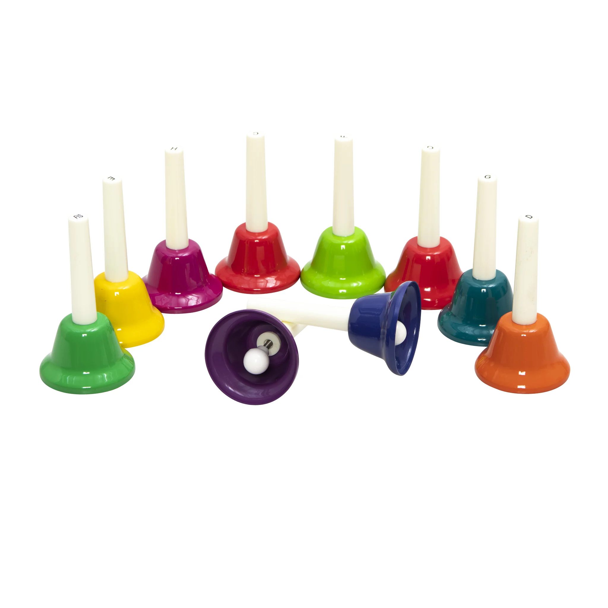 Hörnschellen, Klangspiel, Stäbe, Bunt, Holzspielzeug