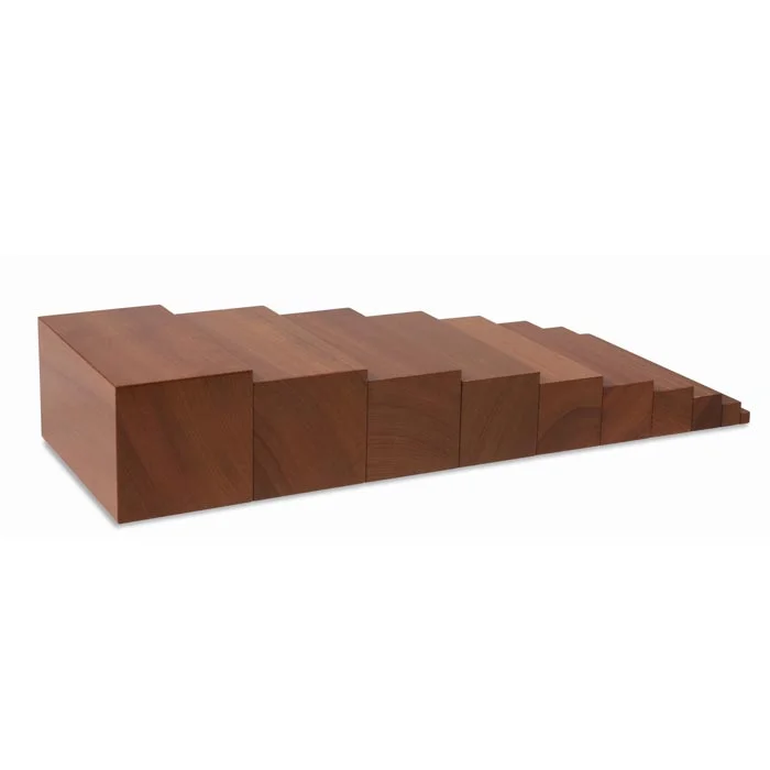 Holzblock, Sichtblock, Bauklotz, Würfel, Holzreihe