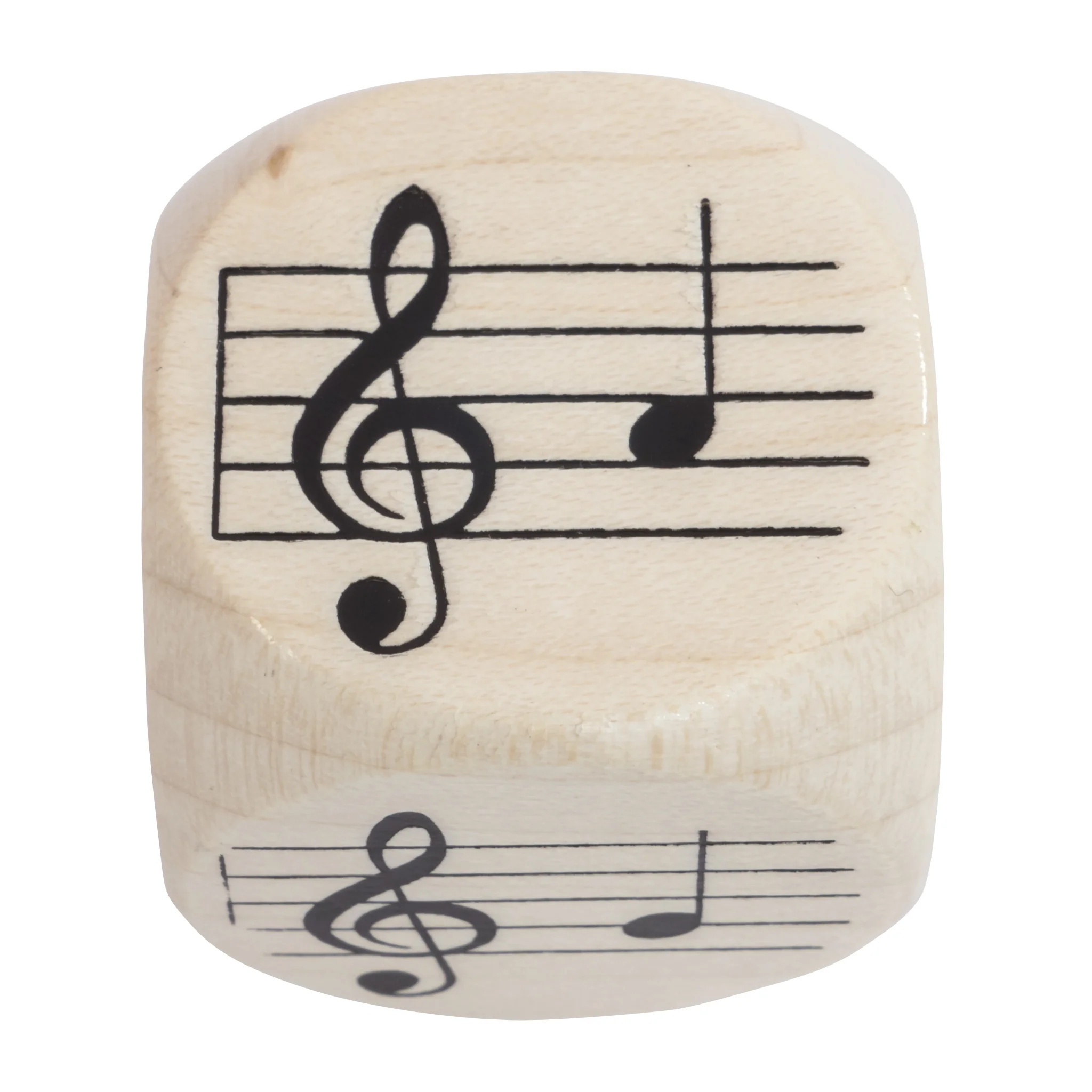 Holzstempel, Noten, Musiknotation, Musikinstrument, Kachelform