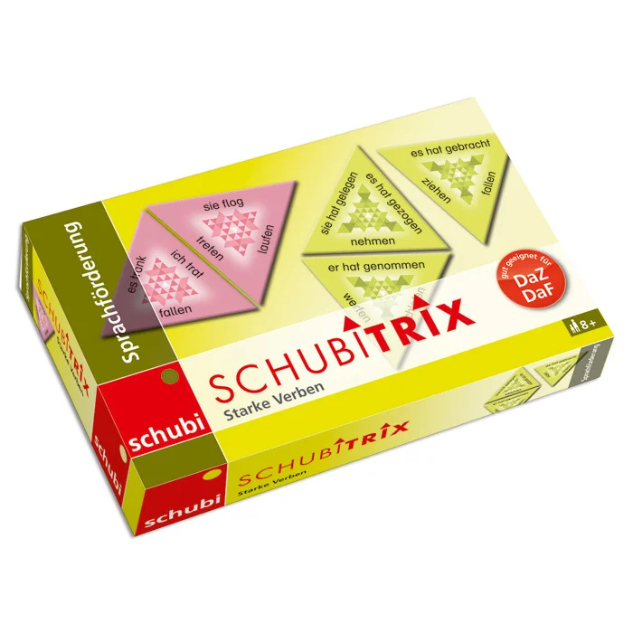 Sprachförderung, Kartenspiel, Schubitrx, Verben, Bildungsspiel
