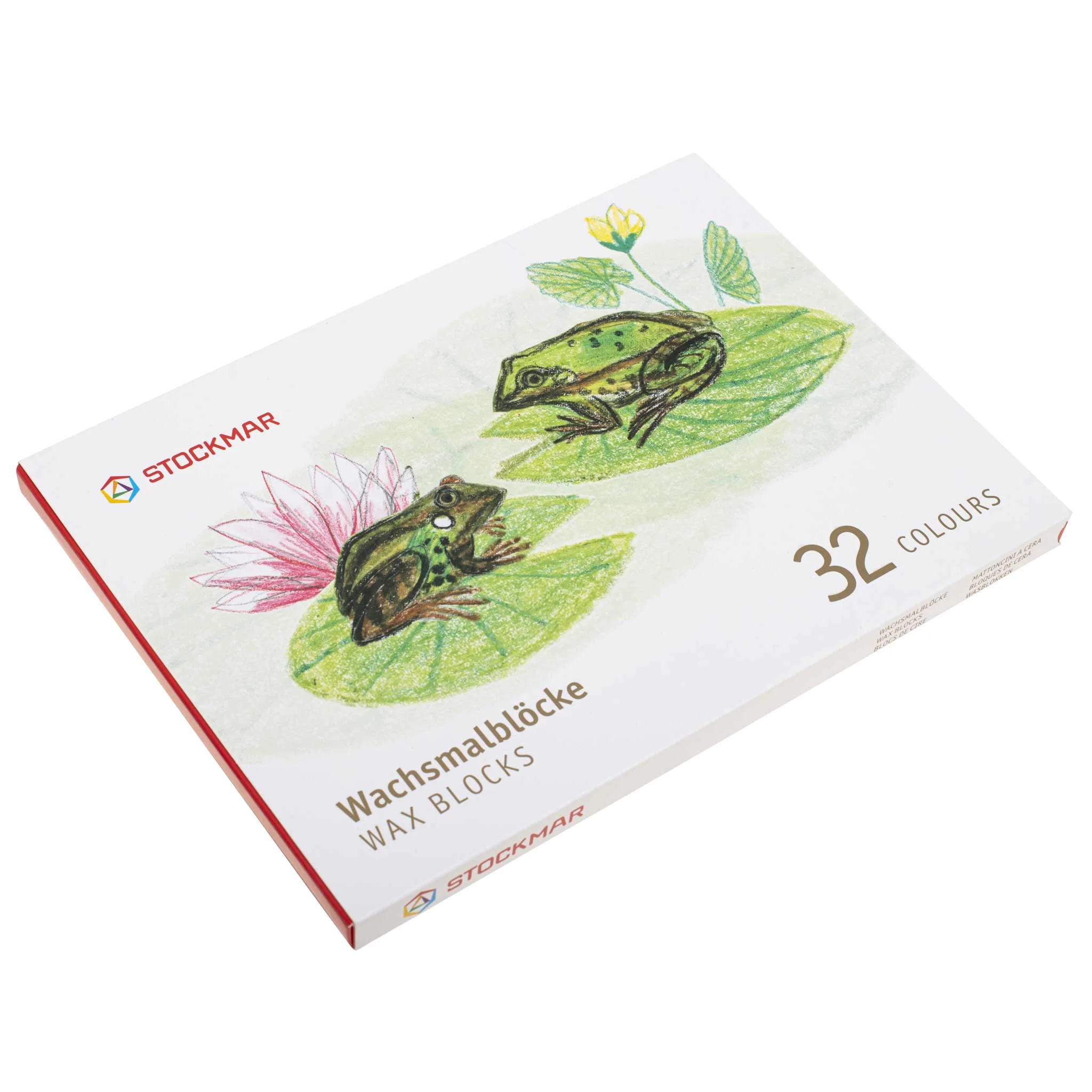 wachsblöcke, fische frösche, 32 farben, stockmar, kinderkunst