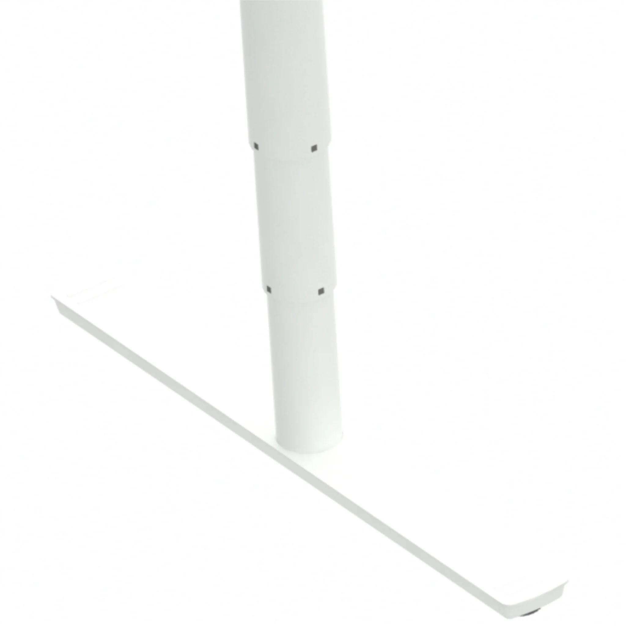 weiß, rundstab, unterstützung, tischbein, metallstange