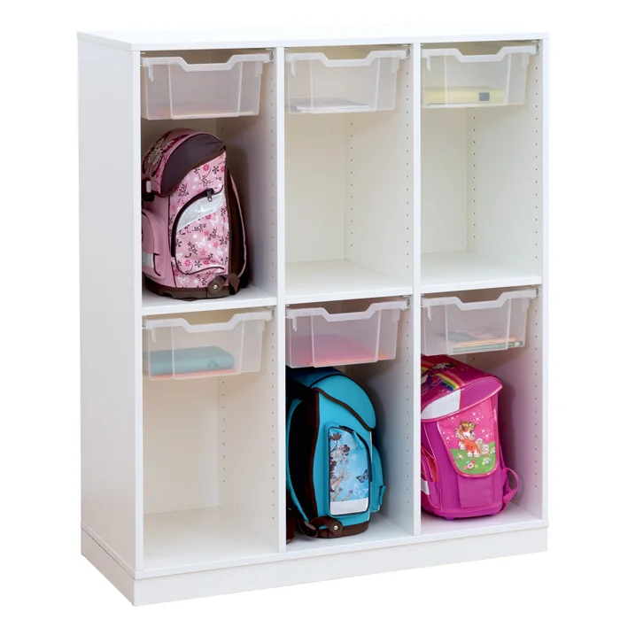Schrank, Aufbewahrung, Kinderzimmer, Schulranzen, Kistensystem