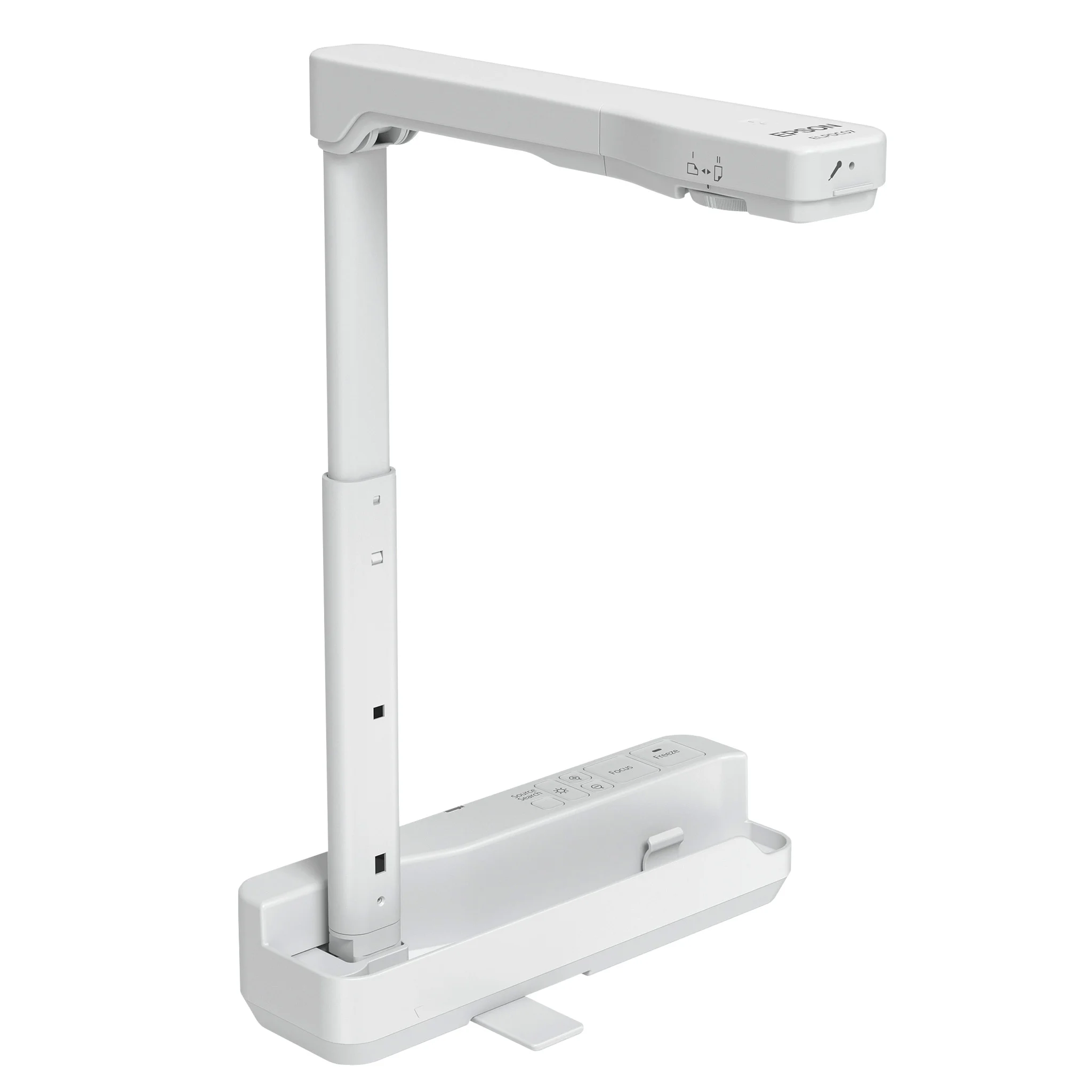 Schreibtischlampe, LED-Lampe, Weiß, verstellbar, Klemmfuß