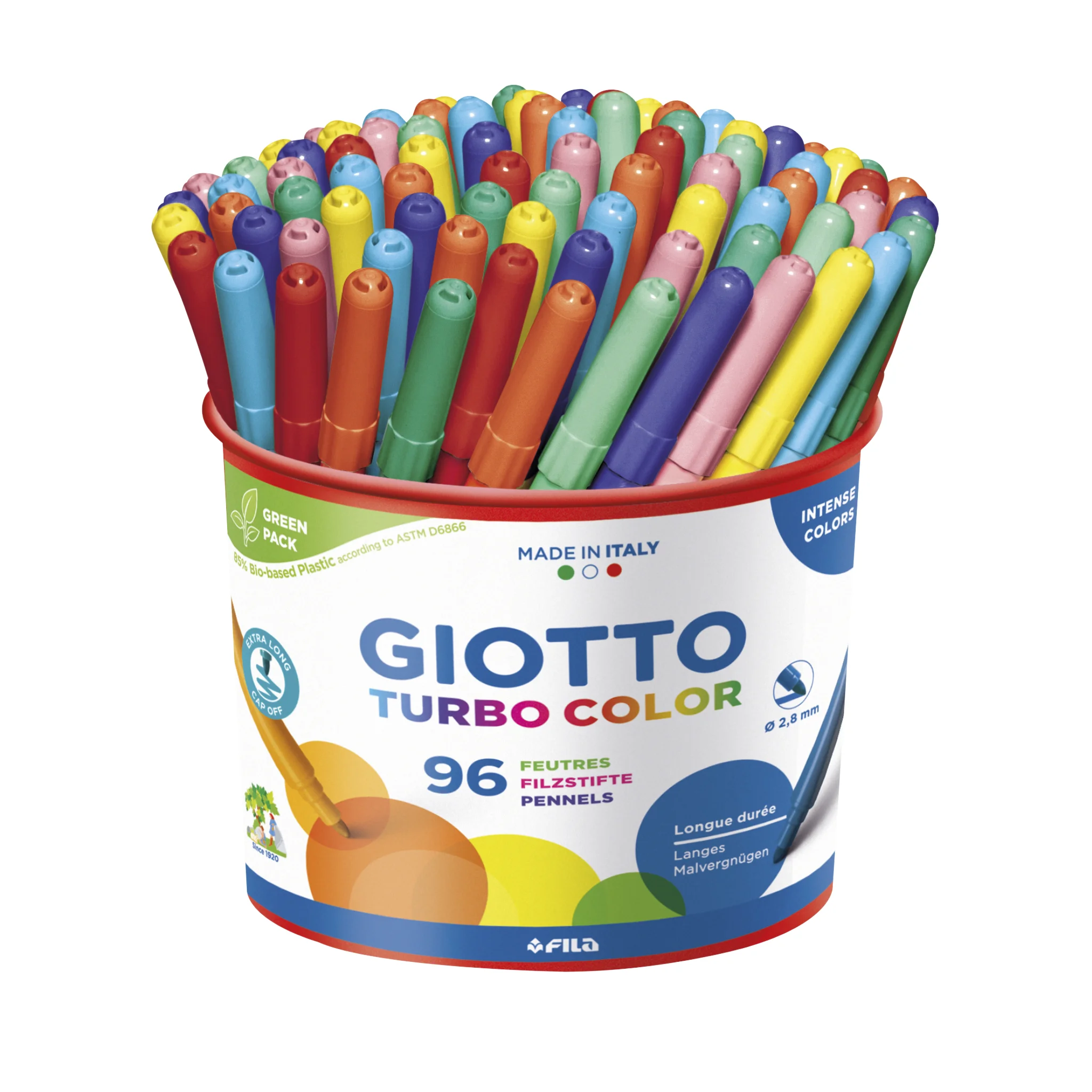 Marker set, Color markers, Gel pens, Tubed container, Assorted colors
