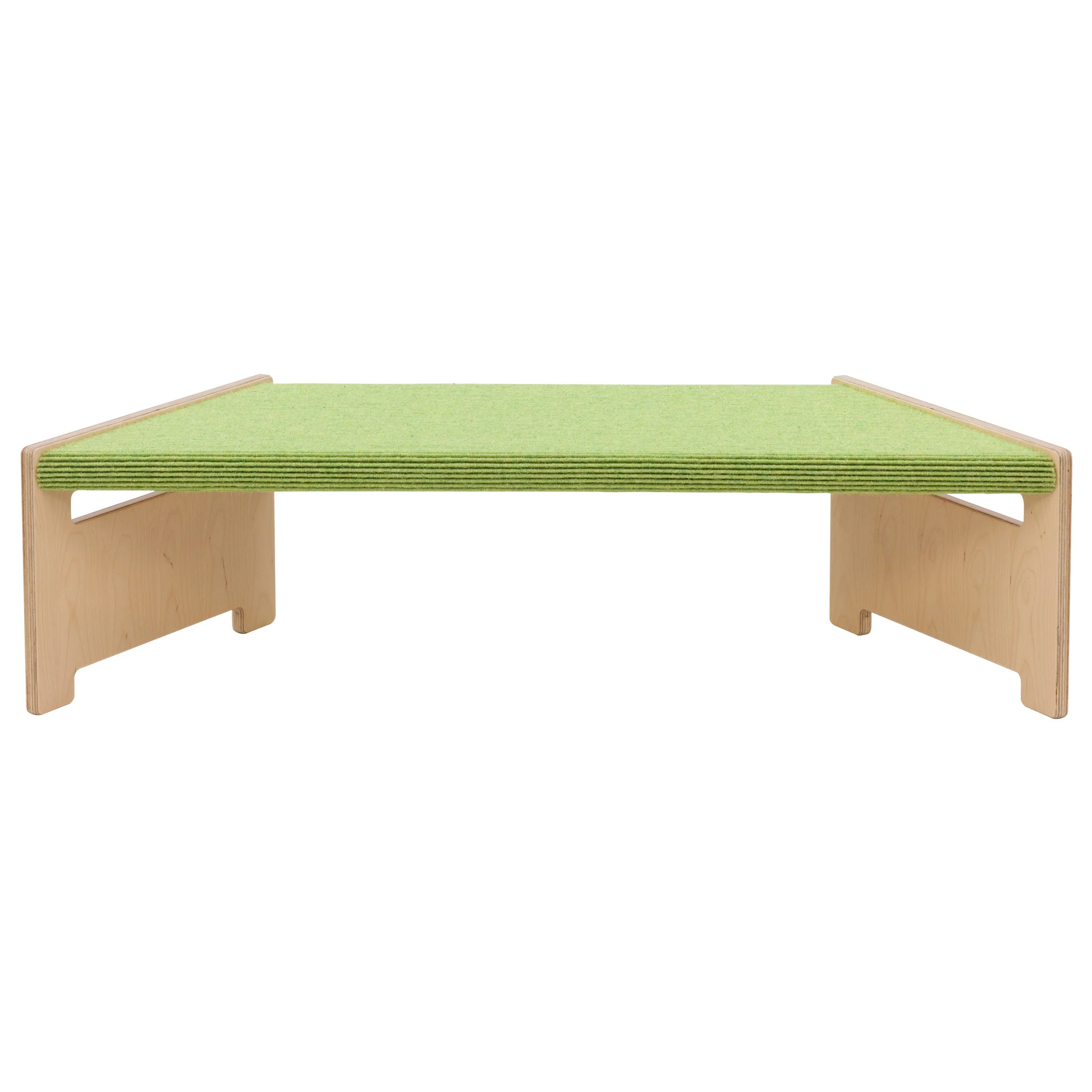 Sitzbank, Kissenbank, Holz, Grün, Kindermöbel