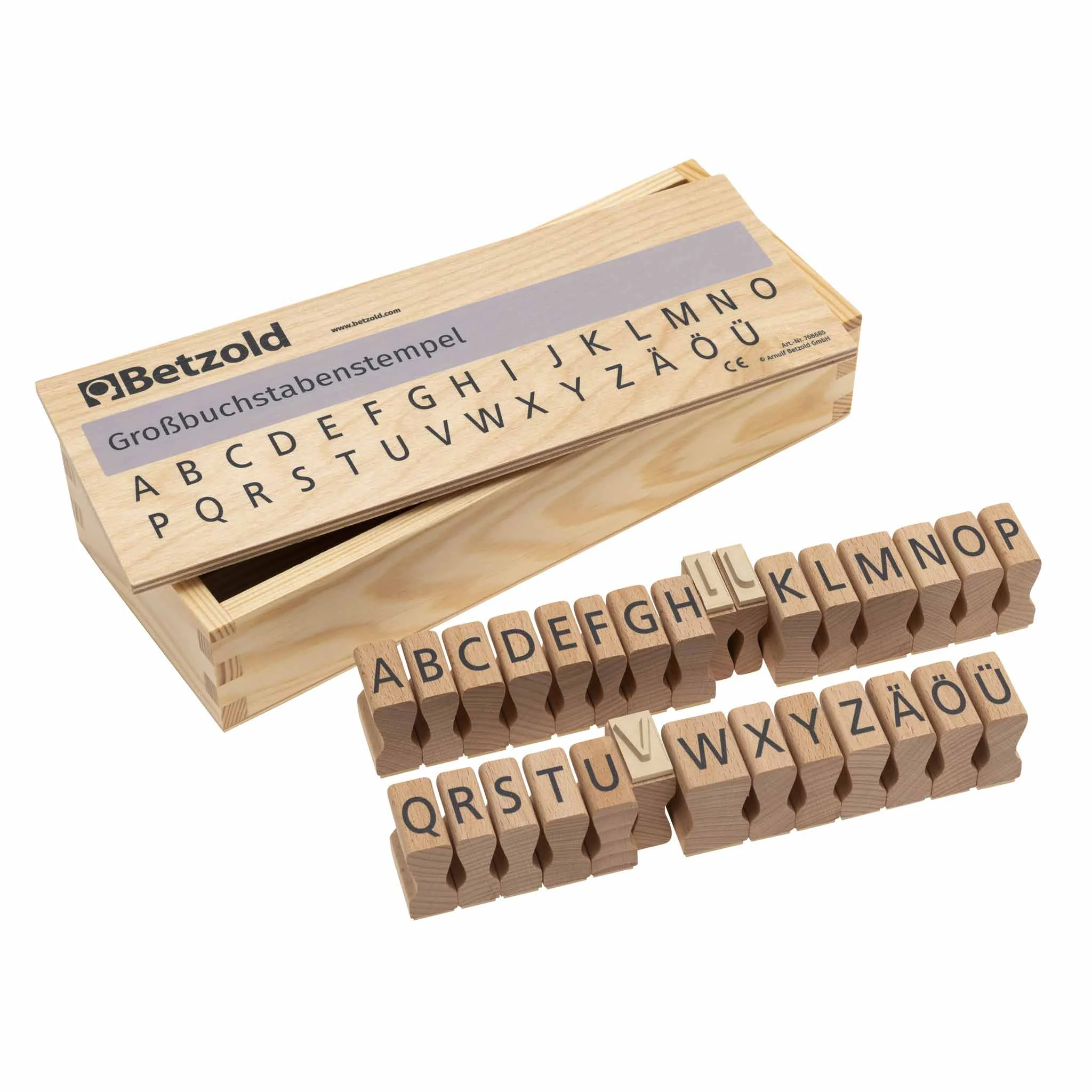 Buchstabenstempel, Buchstaben, Holzstempel, Alphabet, Buchstabenset