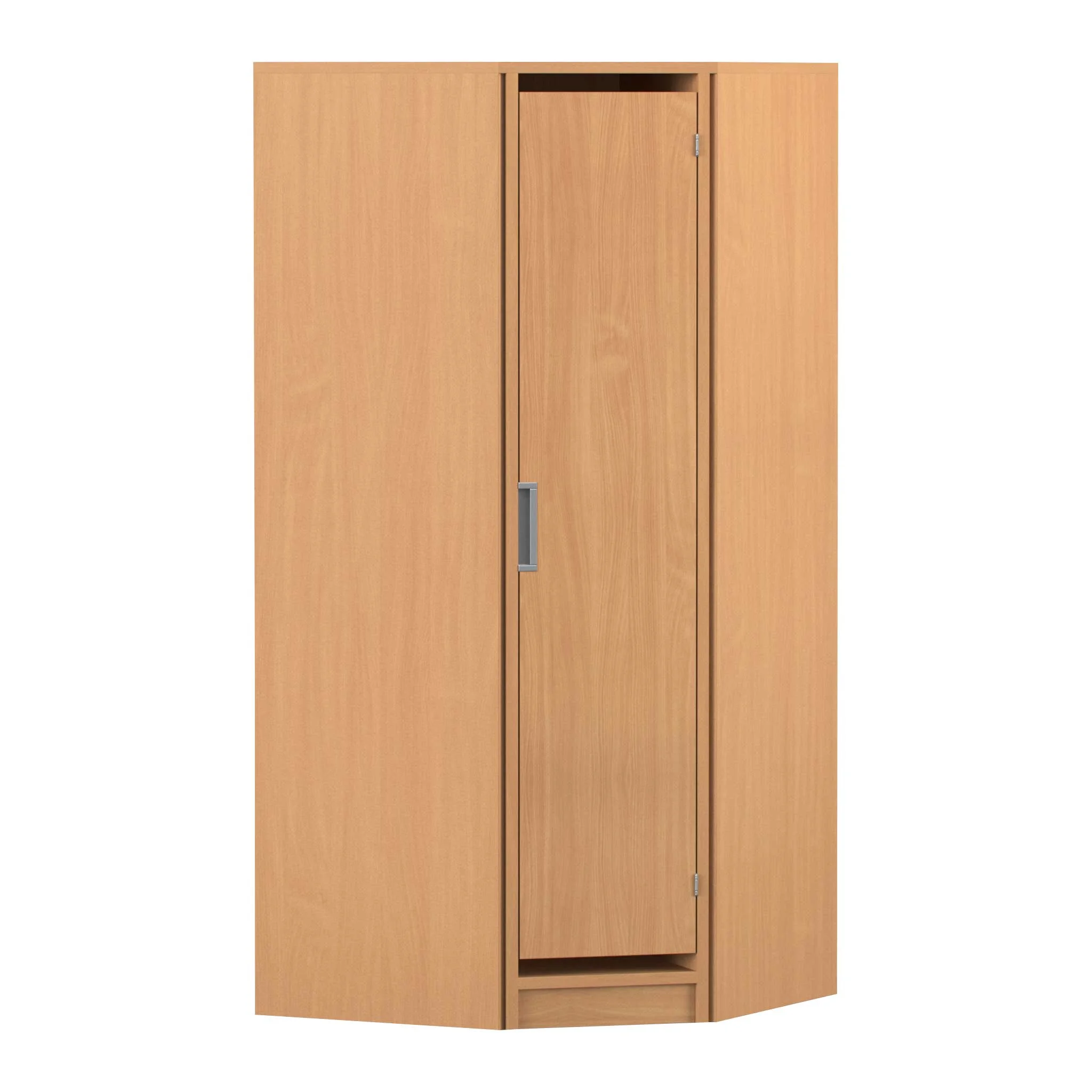 Eckschrank, Wandschrank, Holzoberfläche, Schranktür, Metallgriff