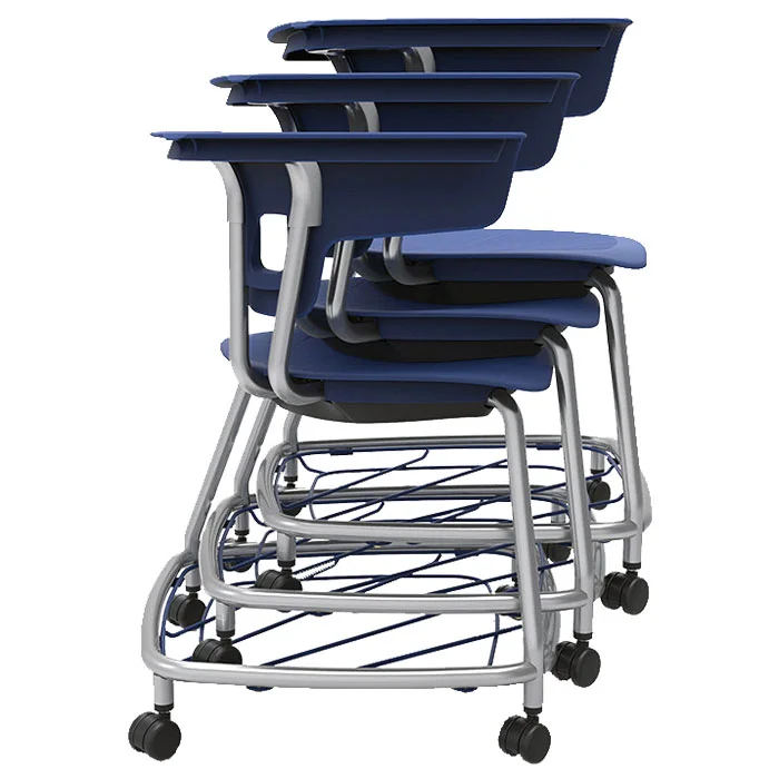 stuhl, Kita-Stuhl, Kreativ-Schule, Wenderollensystem, Transportabler Stuhl
