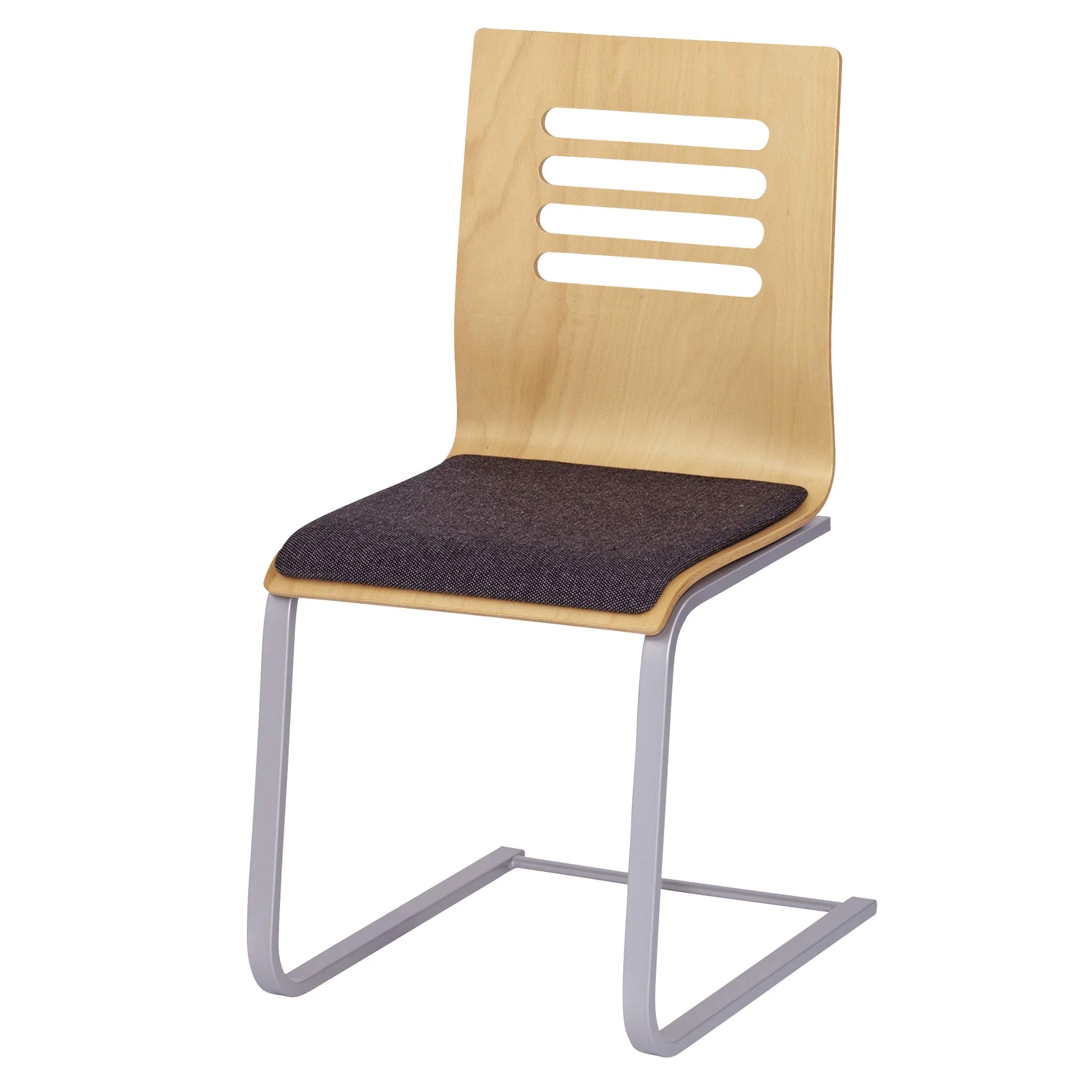 Schwingstuhl Design mit Polster, Kunststoffgleiter